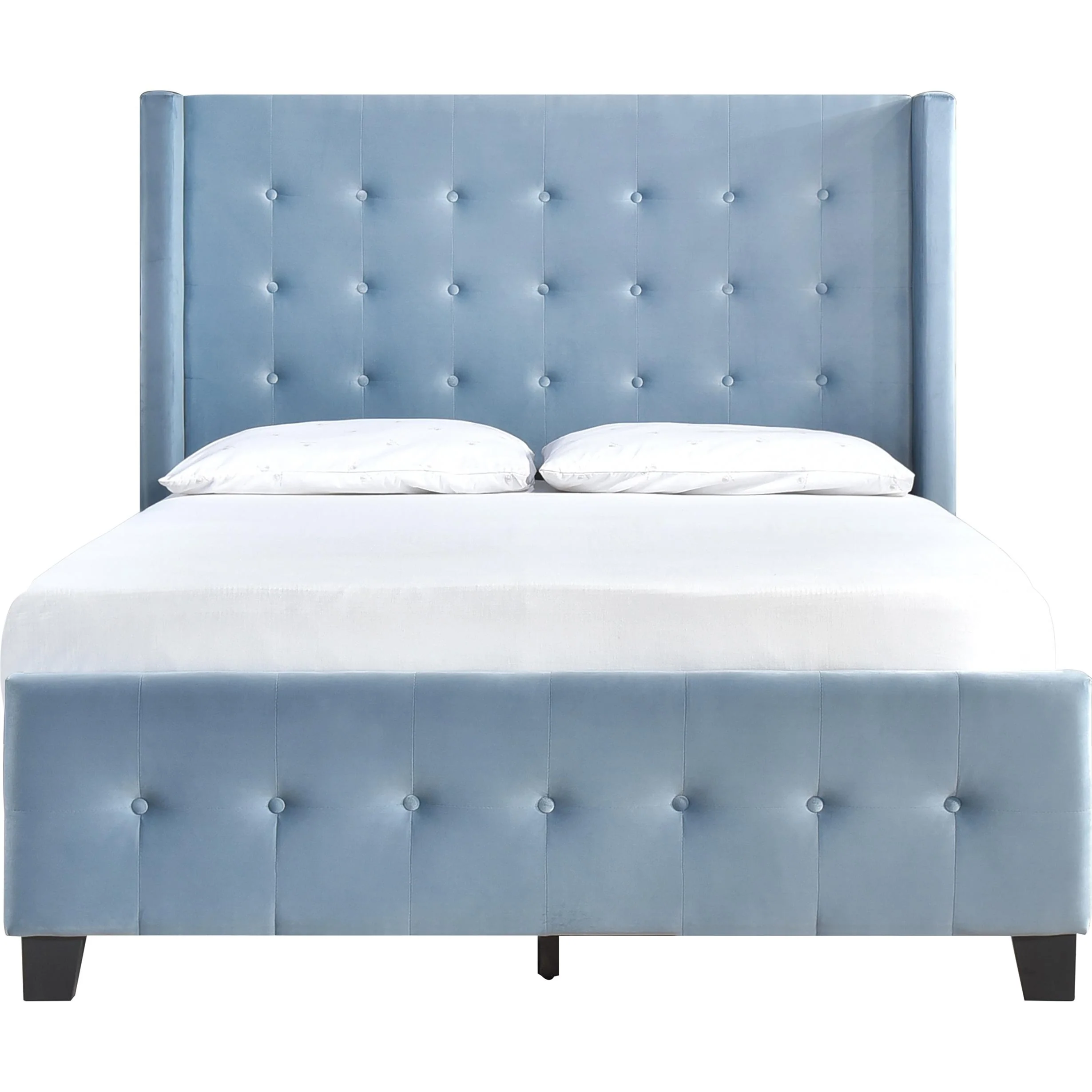 Homelegance SH2618BLU-1 Queen Panel Bed - Image 3