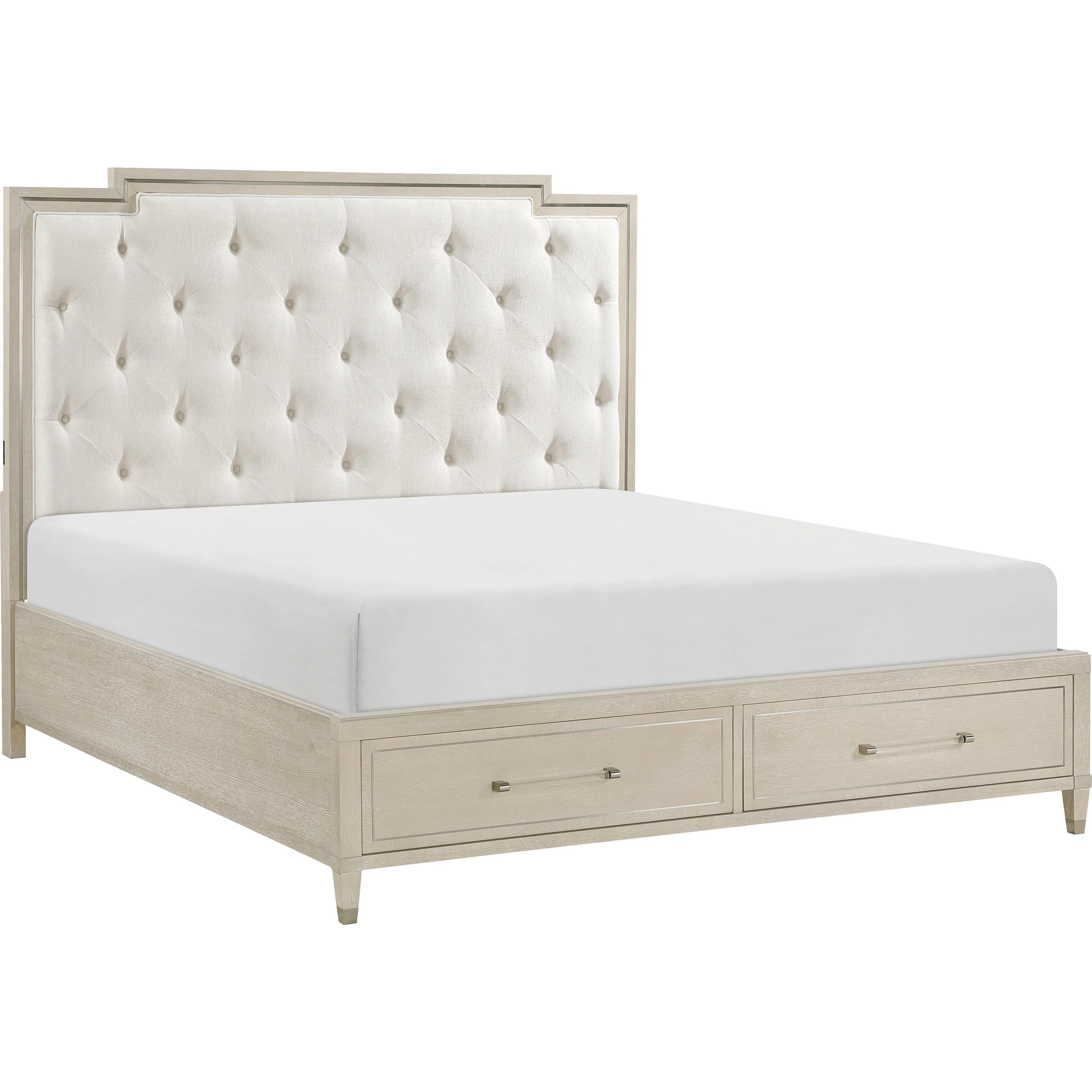 Homelegance Genoa 1312K-1EK* Eastern King Platform Bed with Footboard Storage - Image 1