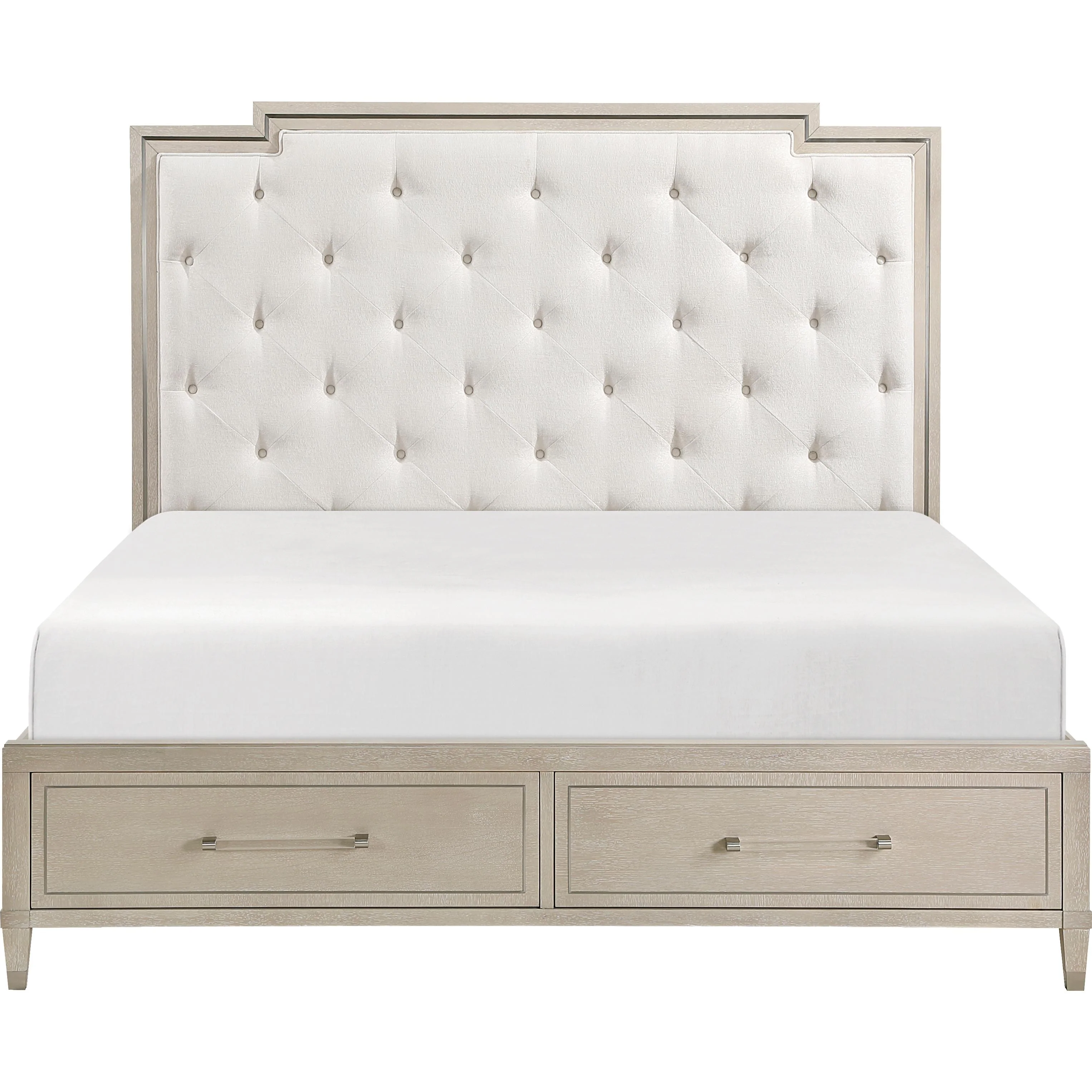 Homelegance Genoa 1312-1* Queen Platform Bed with Footboard Storage - Image 3