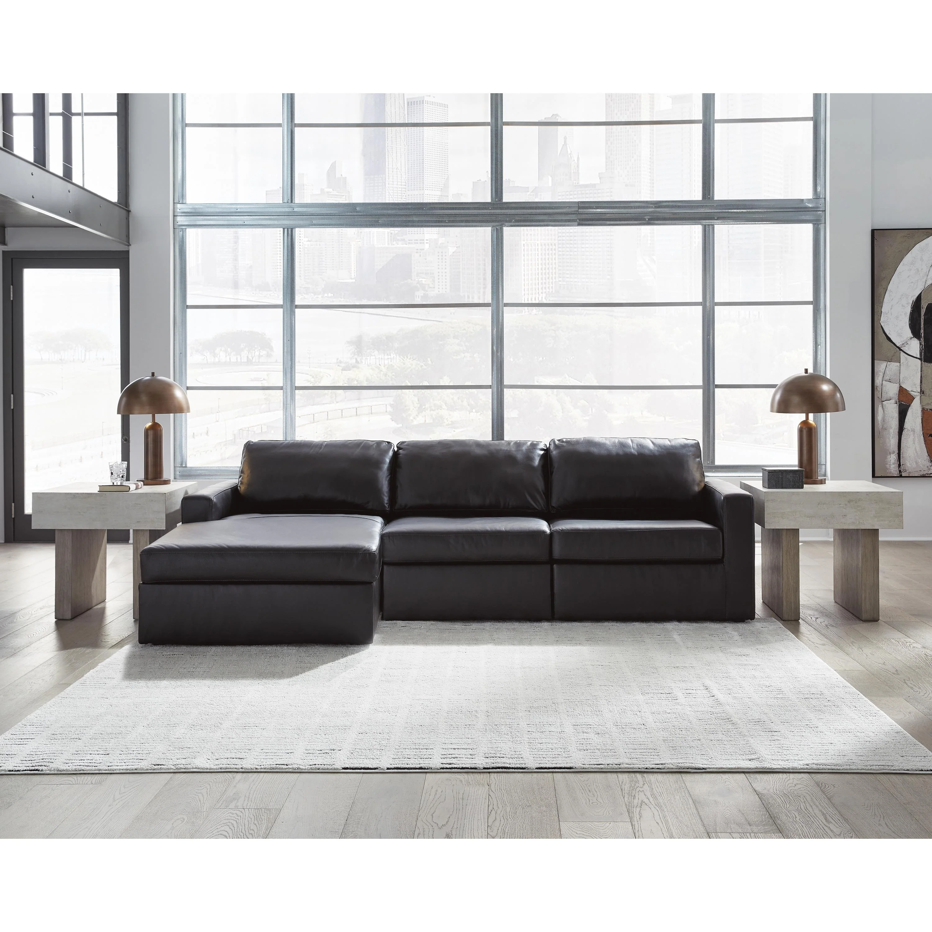 Signature Design by Ashley ModMax II 74305S17 3 pc Sectional Sofa Chaise - Image 1