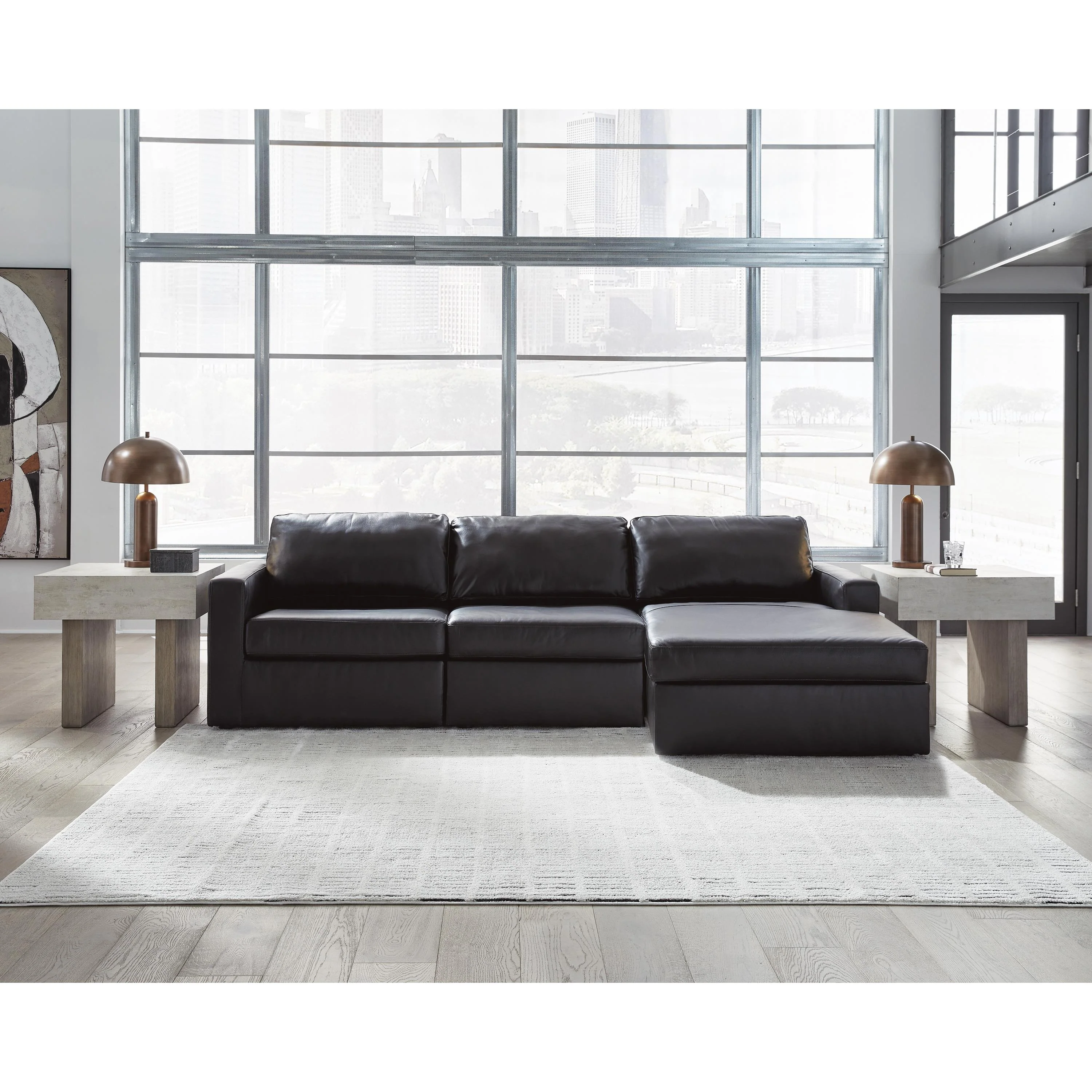 Signature Design by Ashley ModMax II 74305S18 3 pc Sectional Sofa Chaise - Image 1