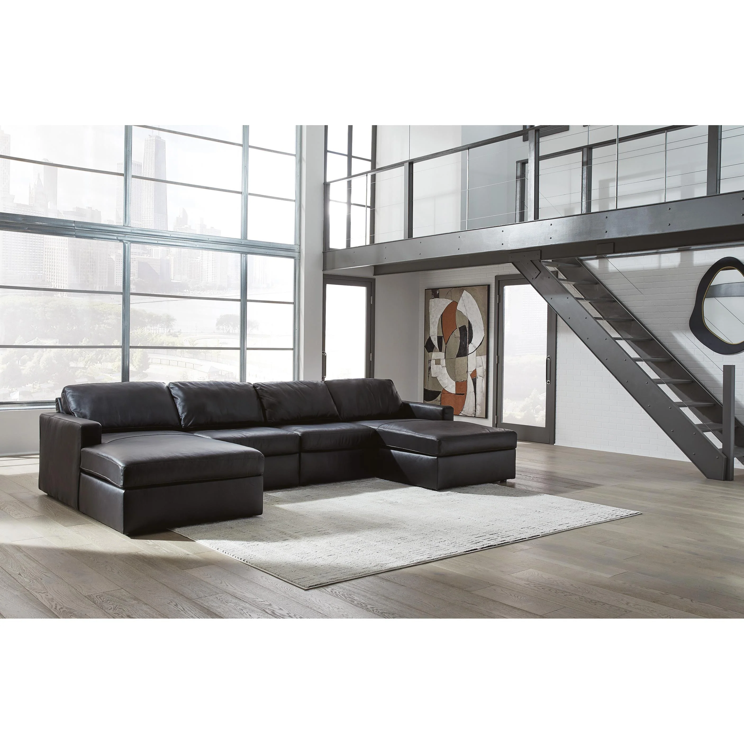 Signature Design by Ashley ModMax II 74305S19 4 pc Double Chaise Sectional - Image 2