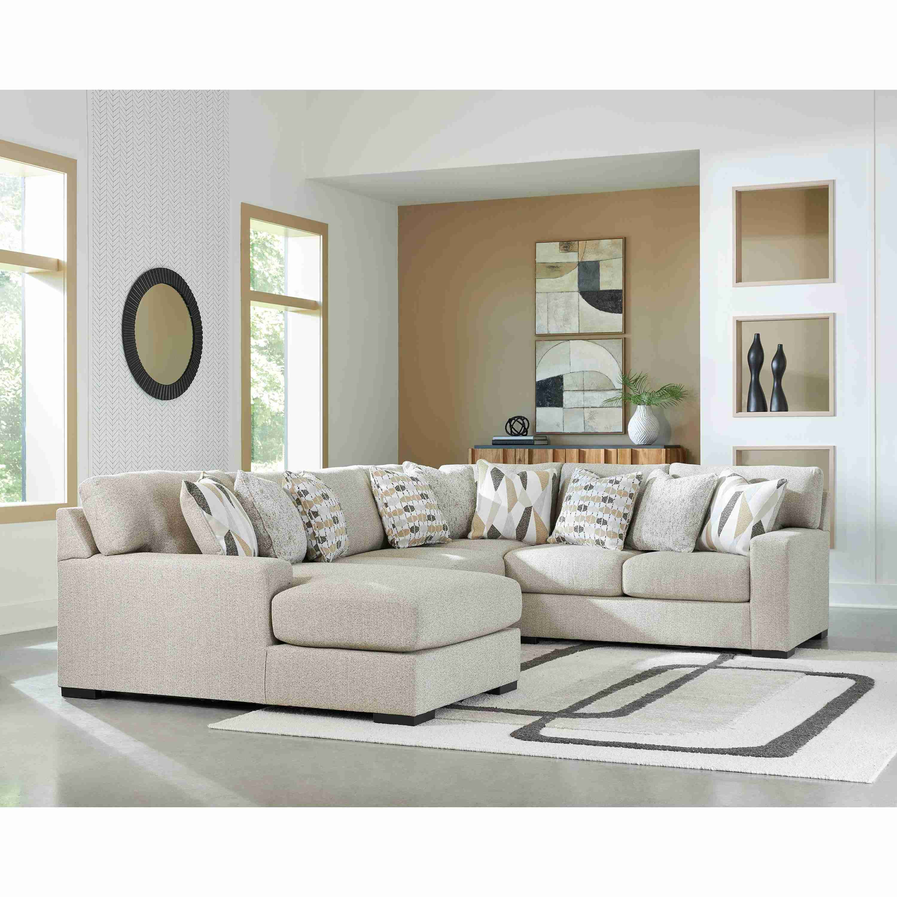 Benchcraft Laurelgrove 75105S1 4 pc Sectional with Chaise - Image 2