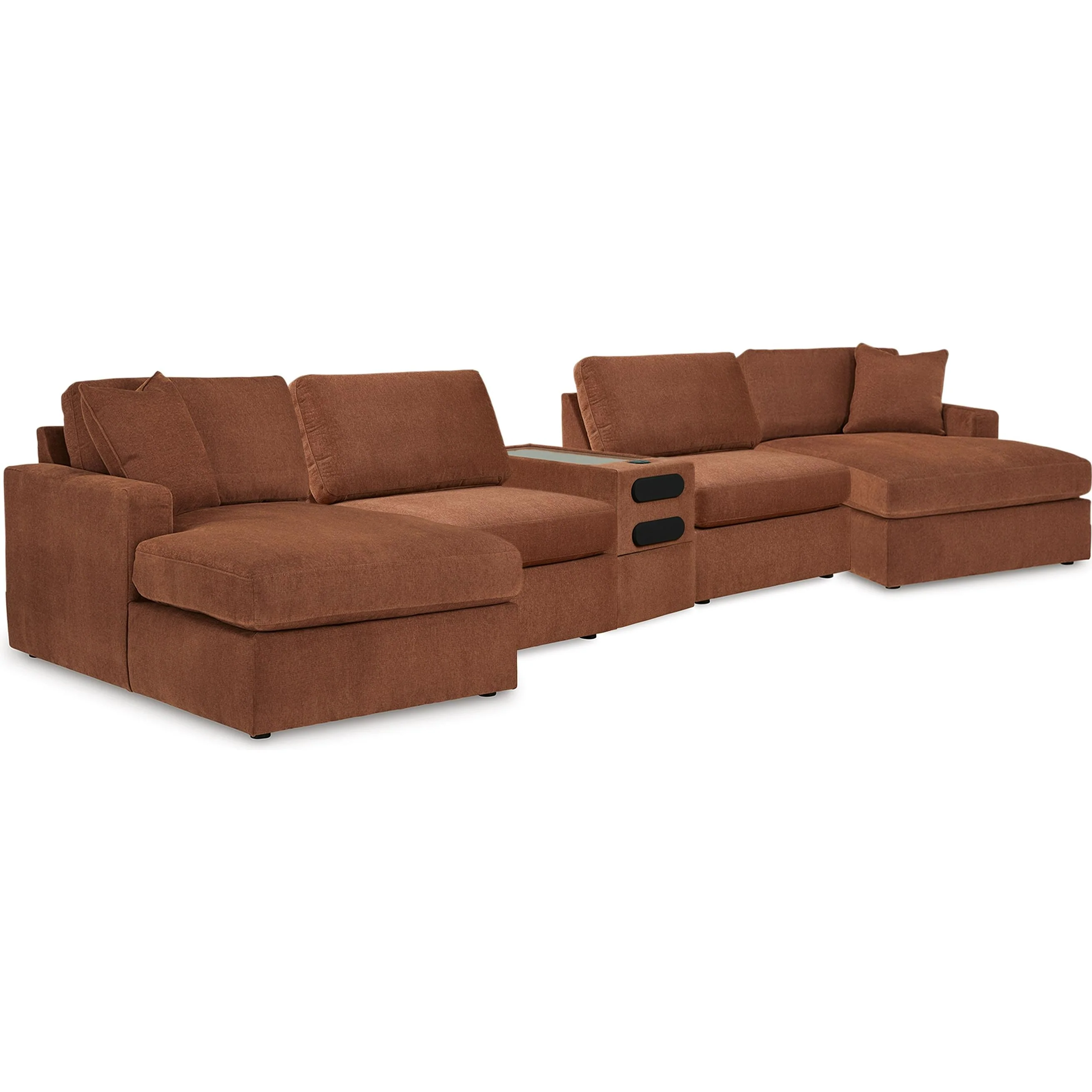 Signature Design by Ashley Modmax 92102S70 5 pc Sectional with Audio Console - Image 1