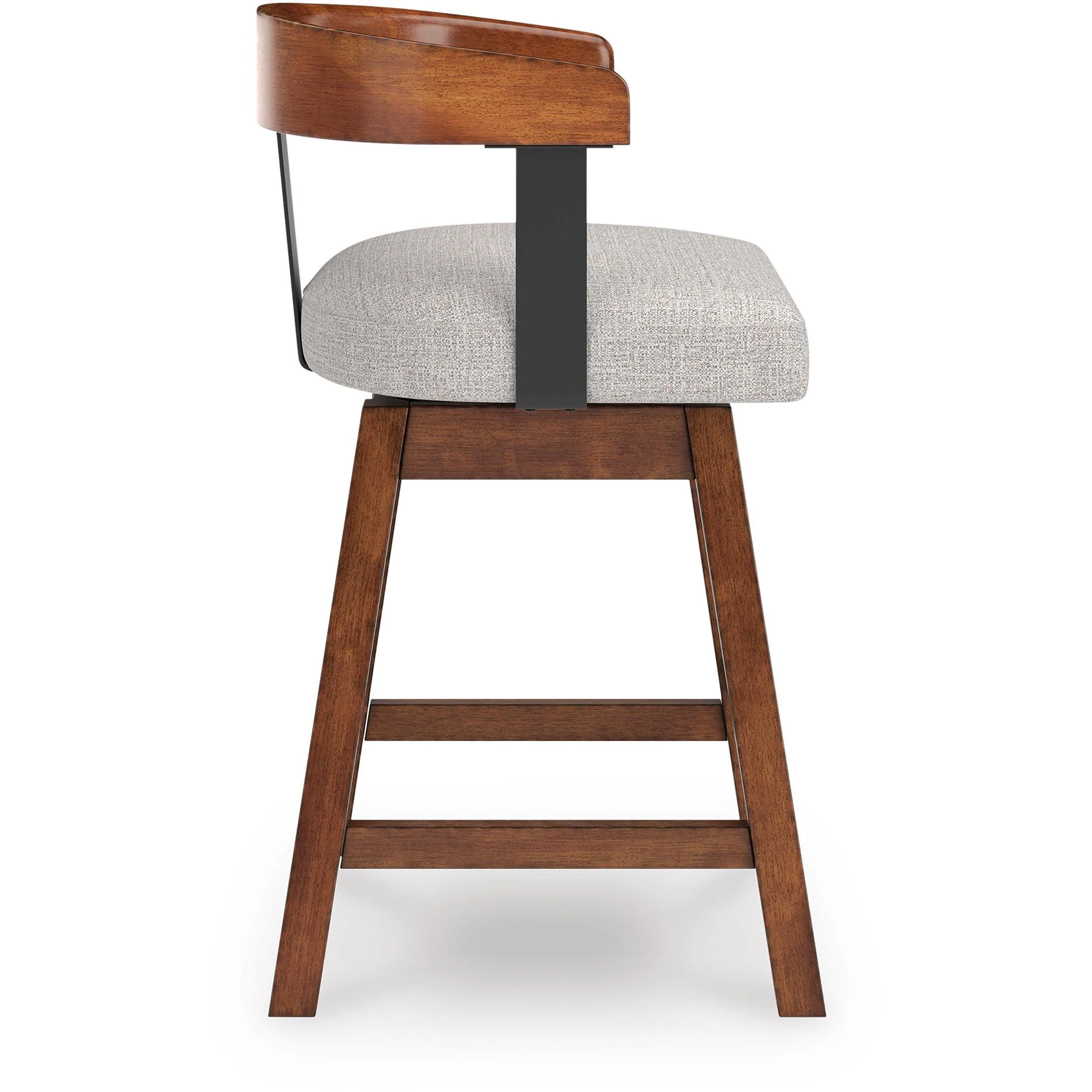 Signature Design by Ashley Ralene D594-224 Upholstered Swivel Barstool - Image 3
