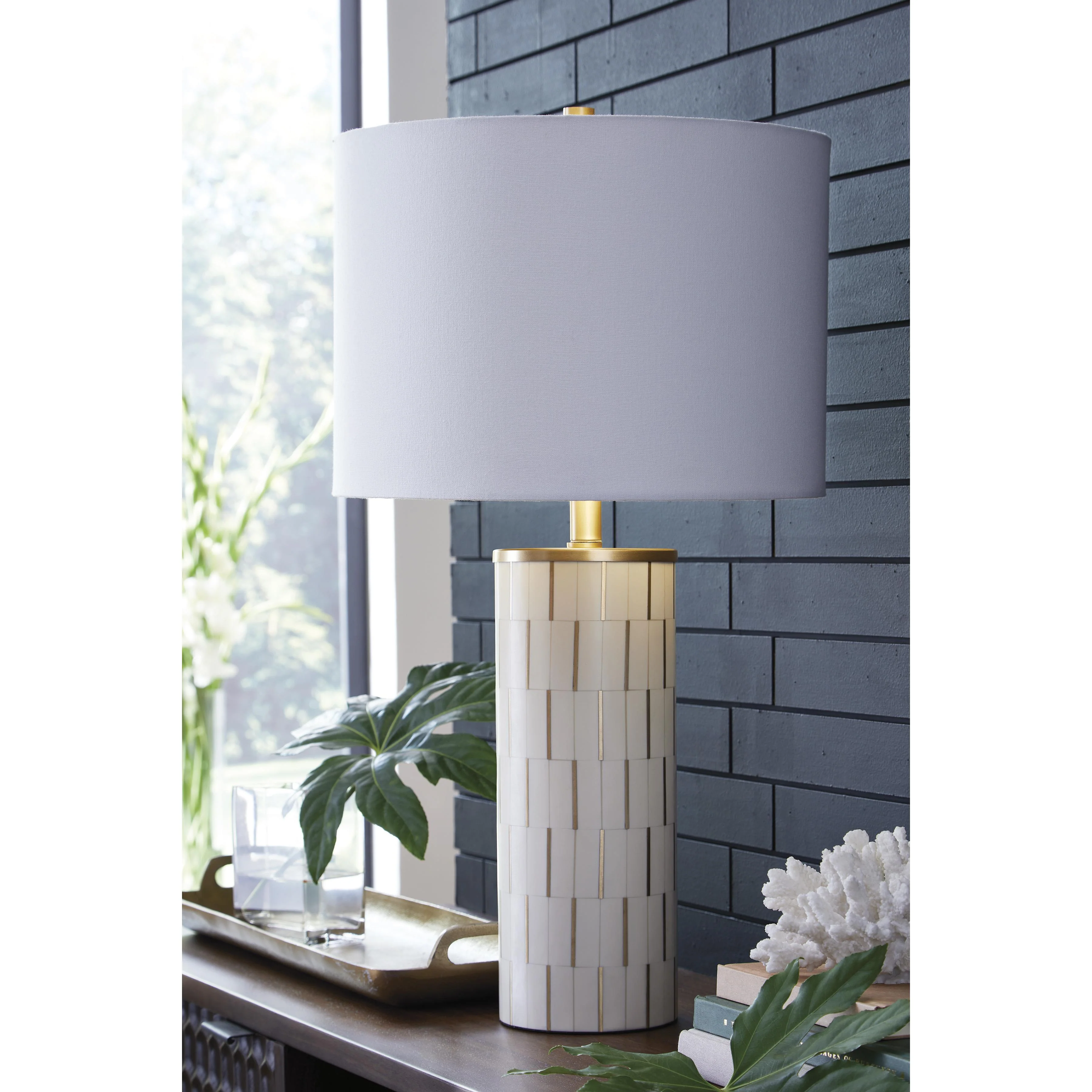Signature Design by Ashley Faridworth L235954 Poly Table Lamp - Image 2