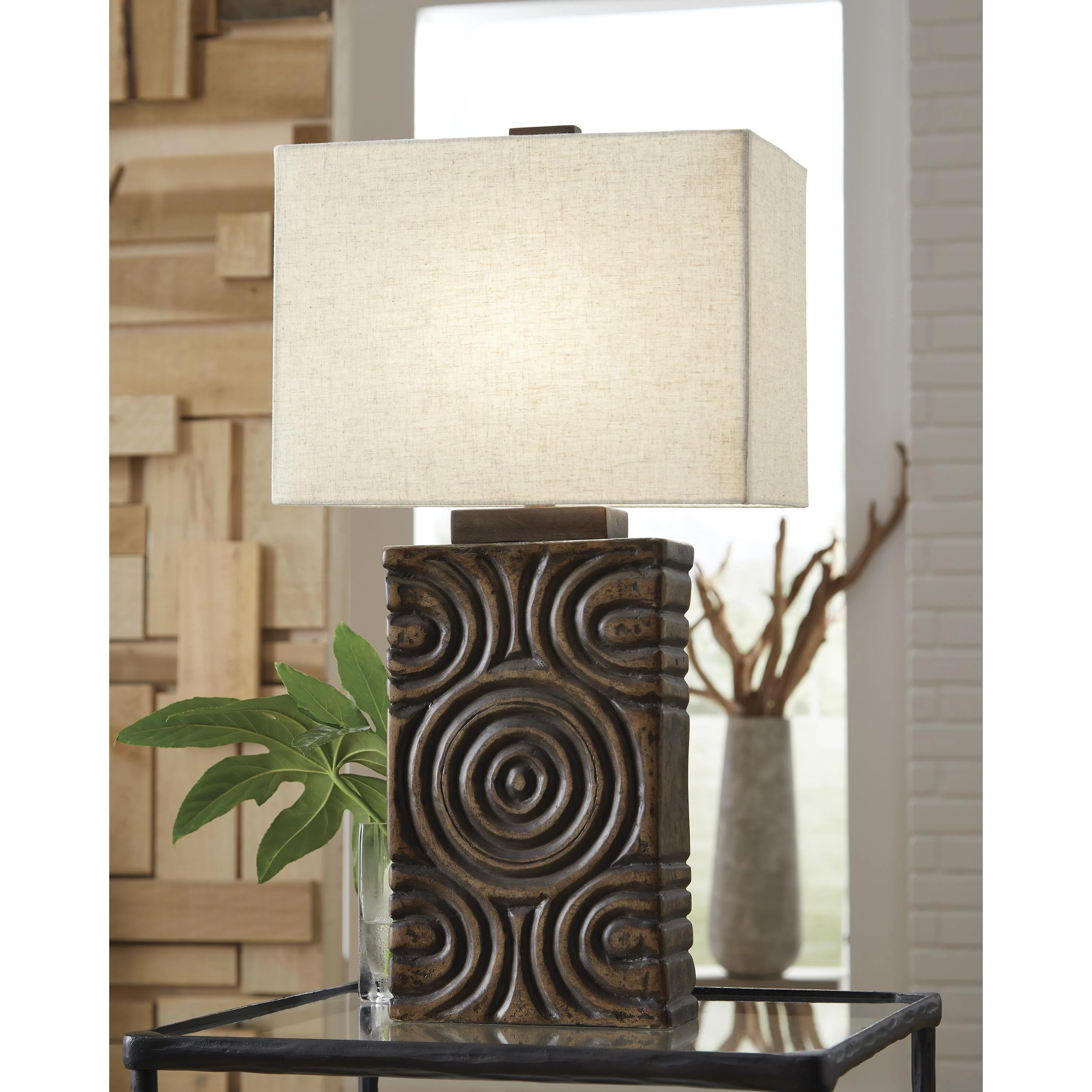 Signature Design by Ashley Heathbury L235964 Paper Table Lamp - Image 2