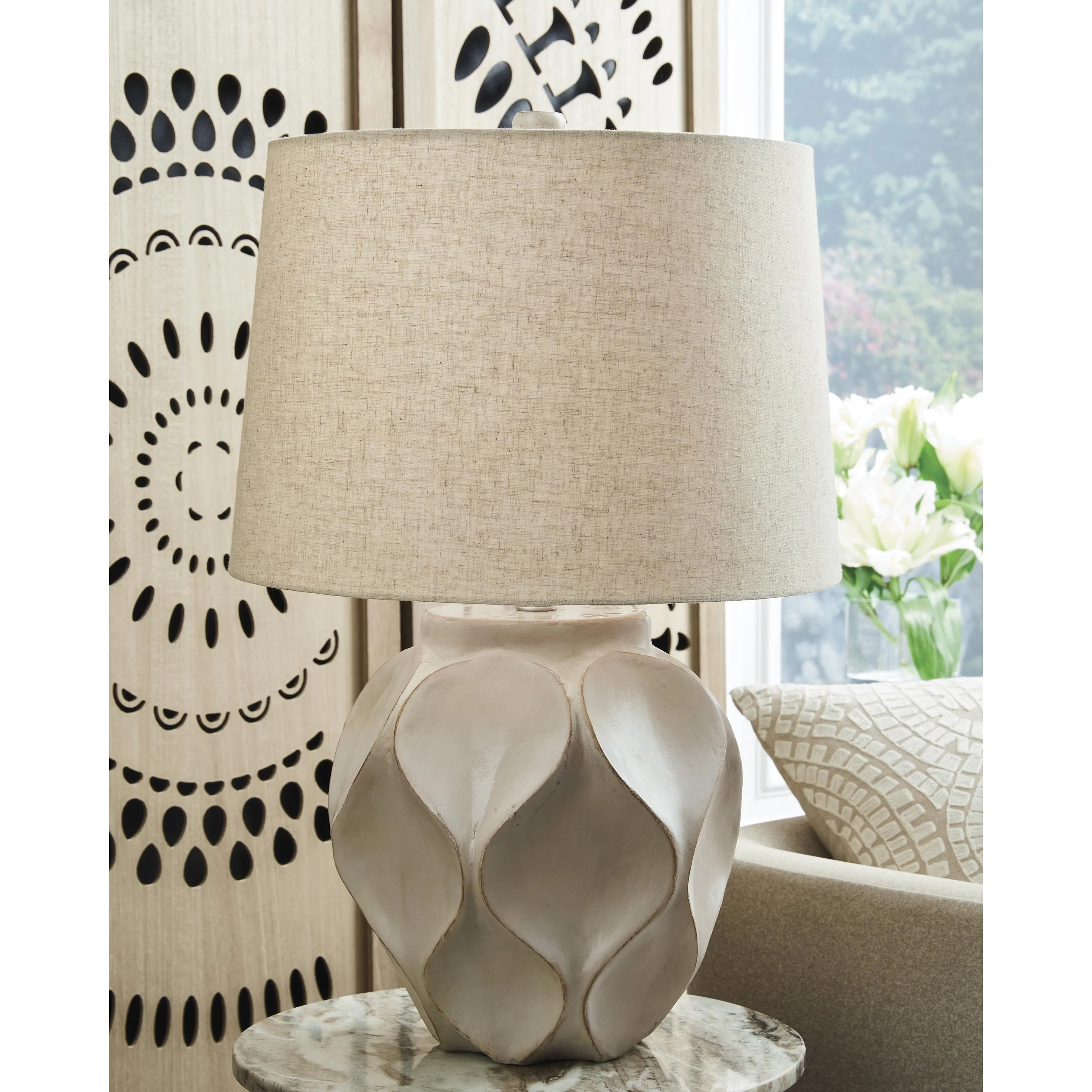 Signature Design by Ashley Edselham L235974 Paper Table Lamp - Image 2