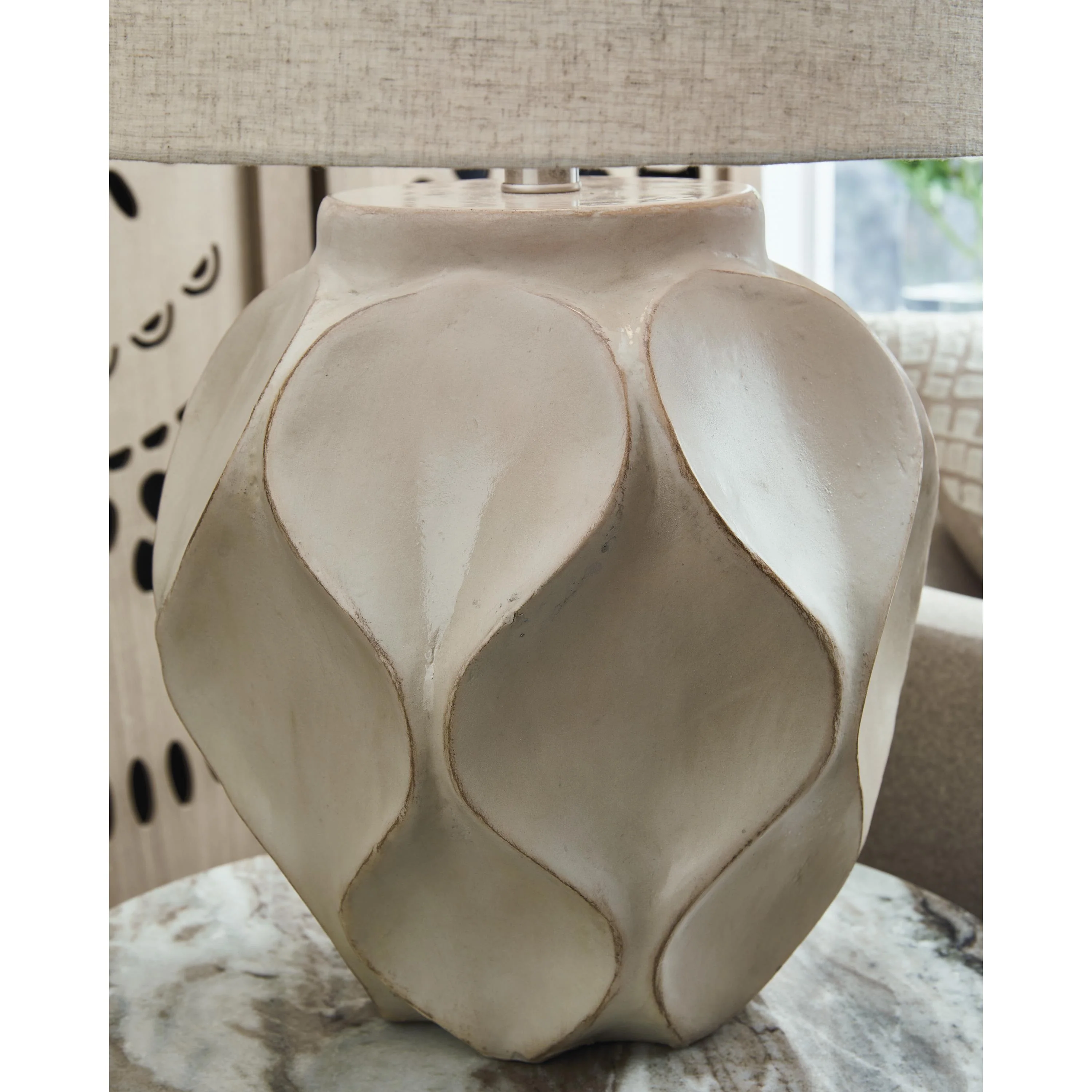 Signature Design by Ashley Edselham L235974 Paper Table Lamp - Image 3