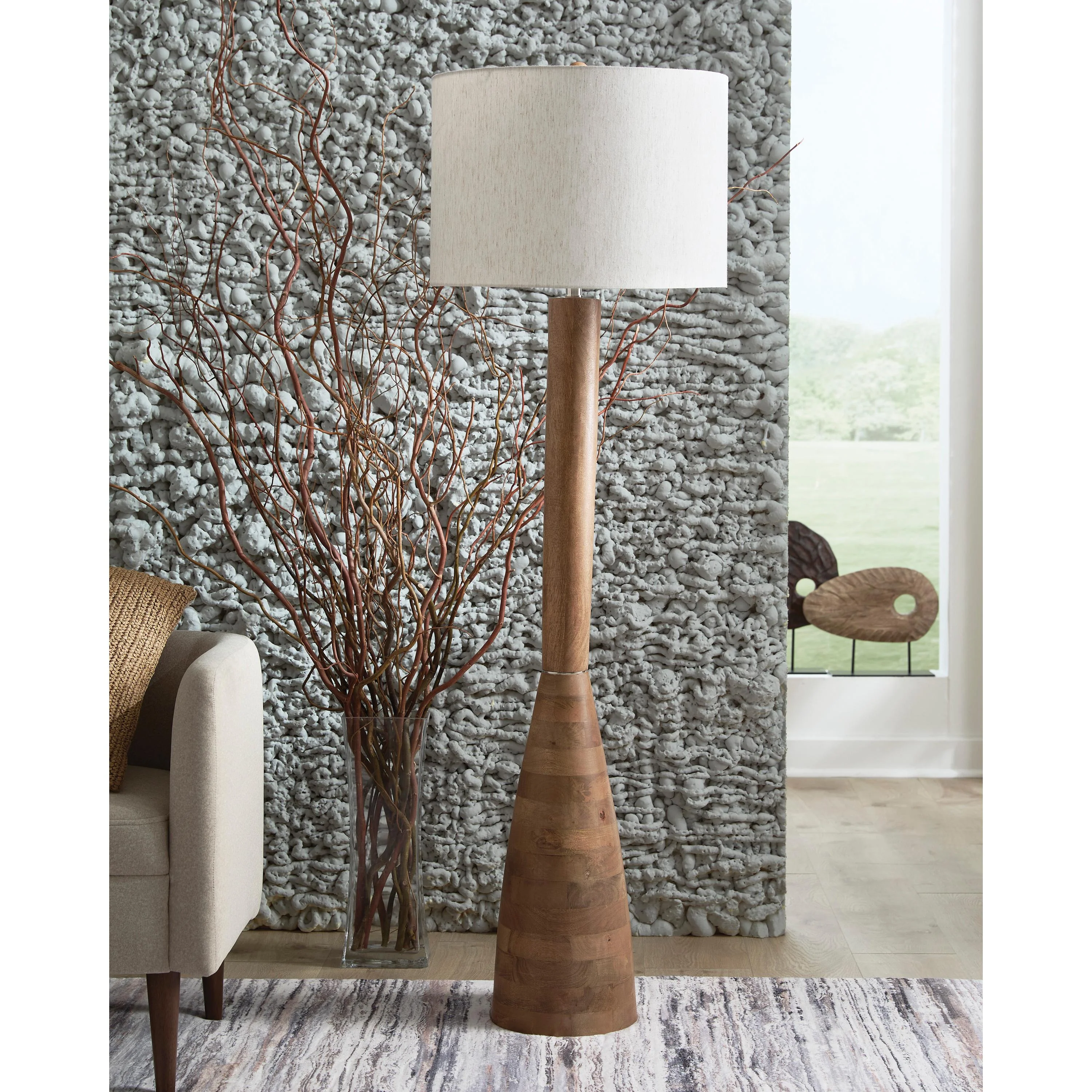 Signature Design by Ashley Ailsa L329111 Wood Floor Lamp - Image 2