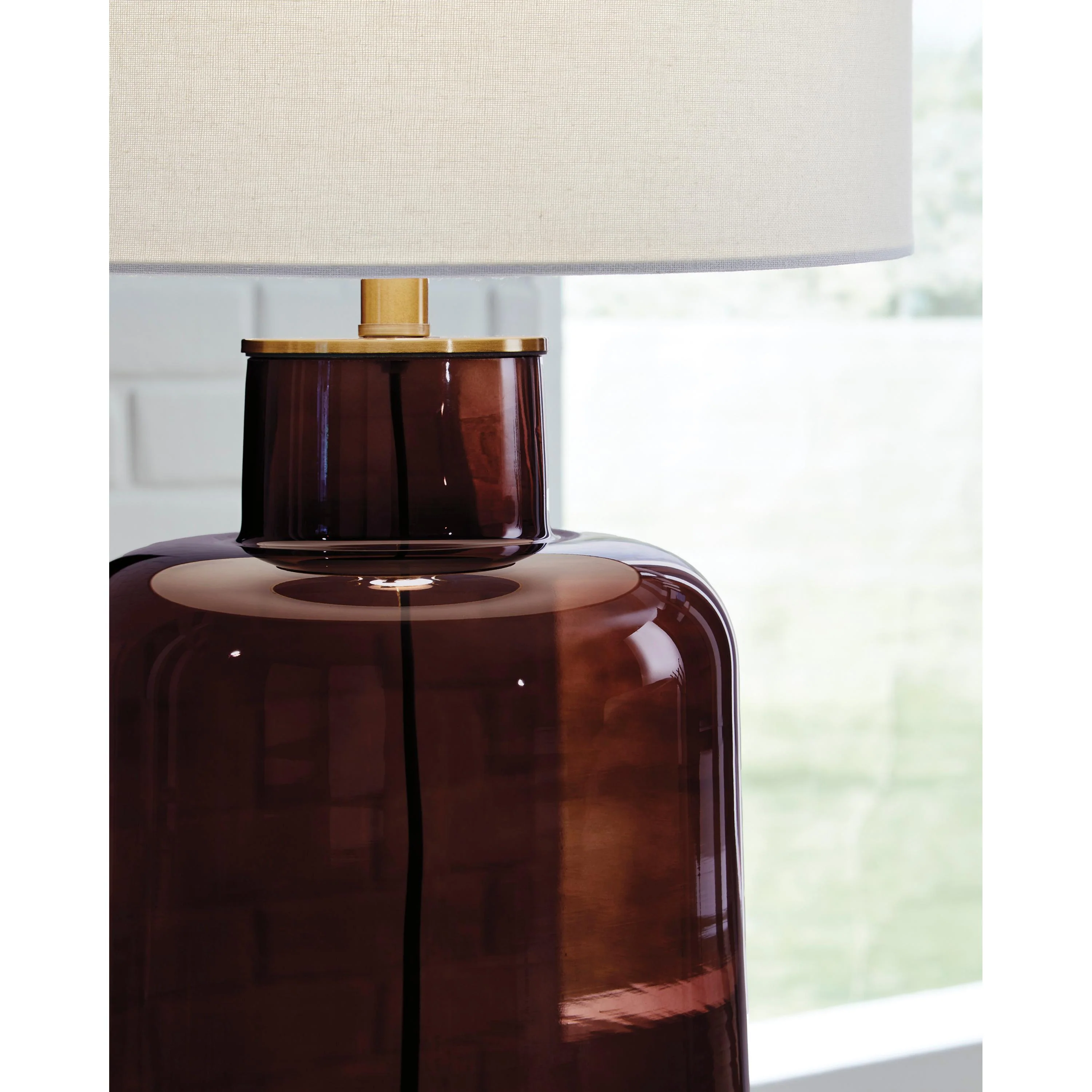 Signature Design by Ashley Mette L430924 Glass Table Lamp - Image 3