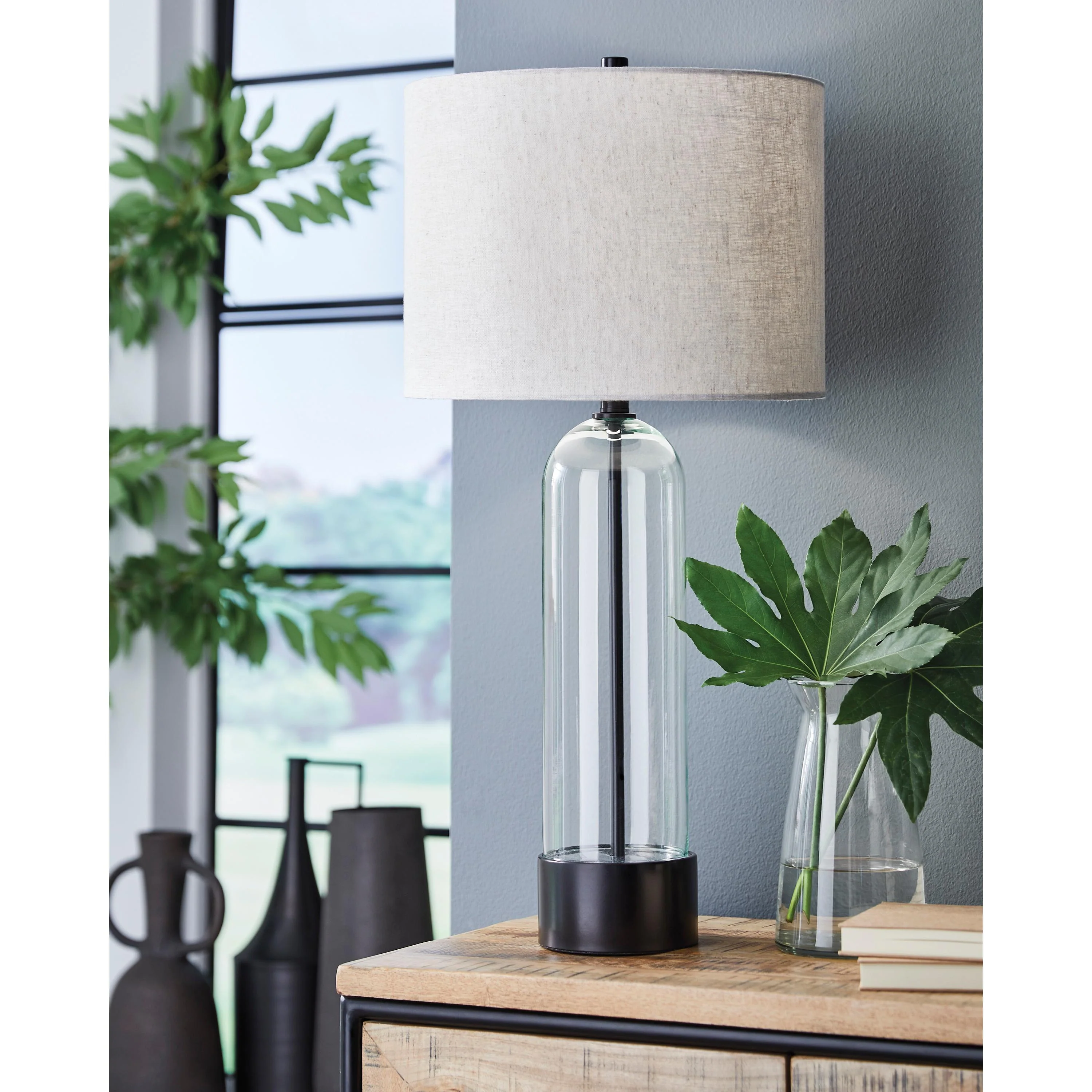 Signature Design by Ashley Kerrbrook L430944 Glass Table Lamp - Image 2