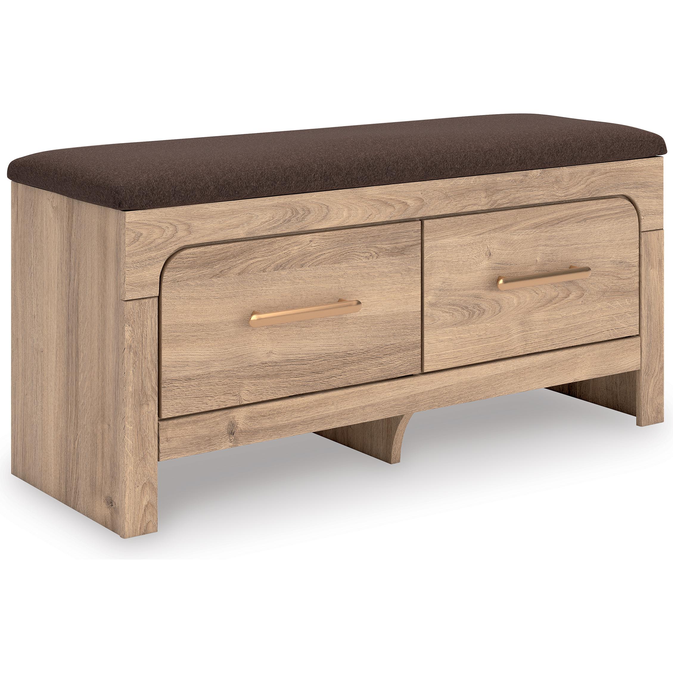 Signature Design by Ashley Kinlanni PCB1360-09 Bedroom Upholstered Storage Bench - Image 1