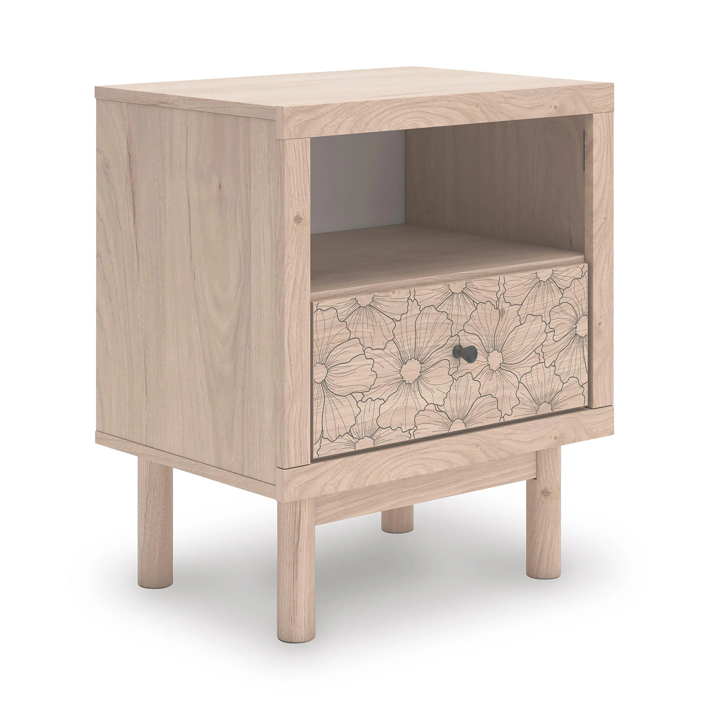 Signature Design by Ashley Arloster PCB1566-91 One Drawer Night Stand - Image 1