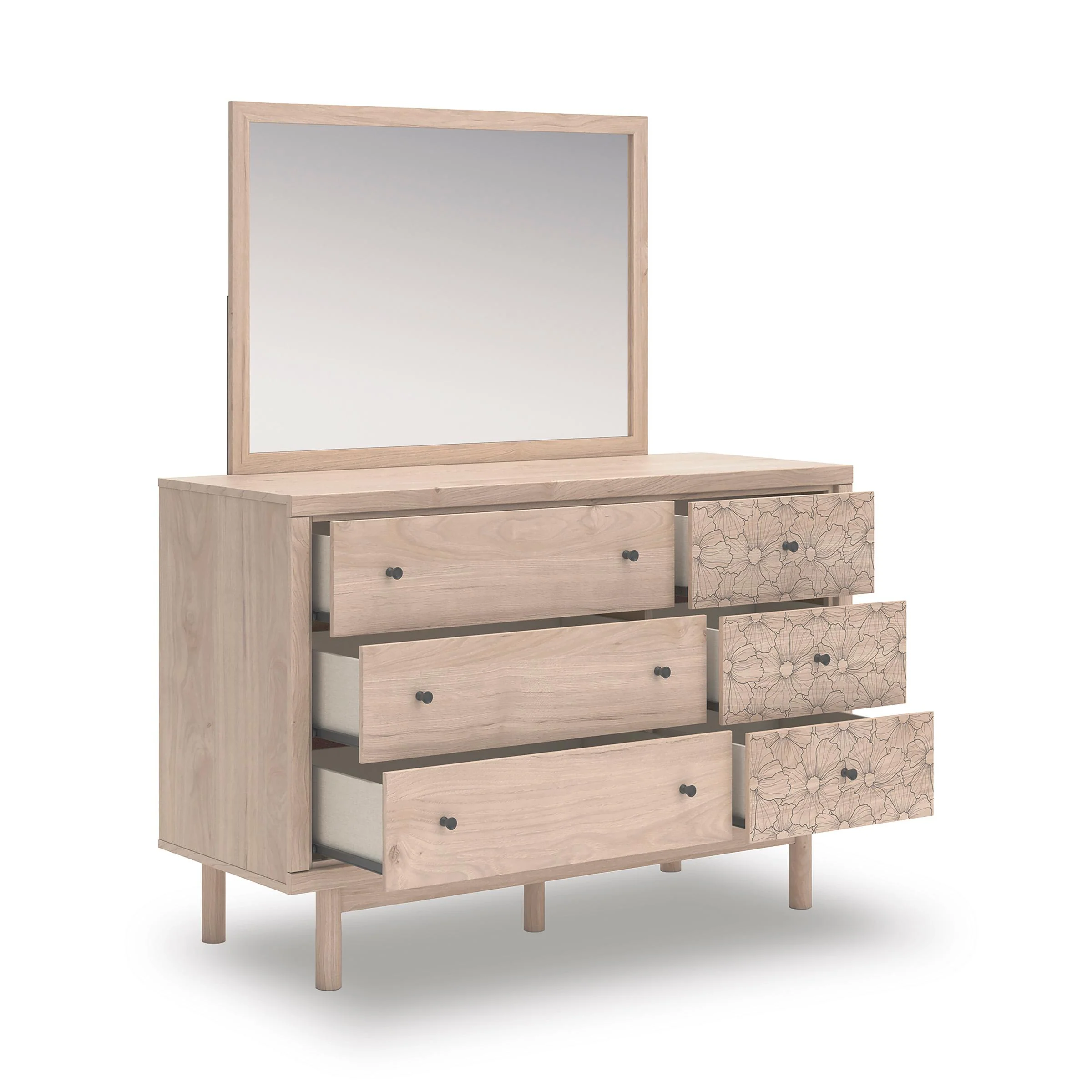 Signature Design by Ashley Arloster PCB1566B1 Dresser and Mirror - Image 2