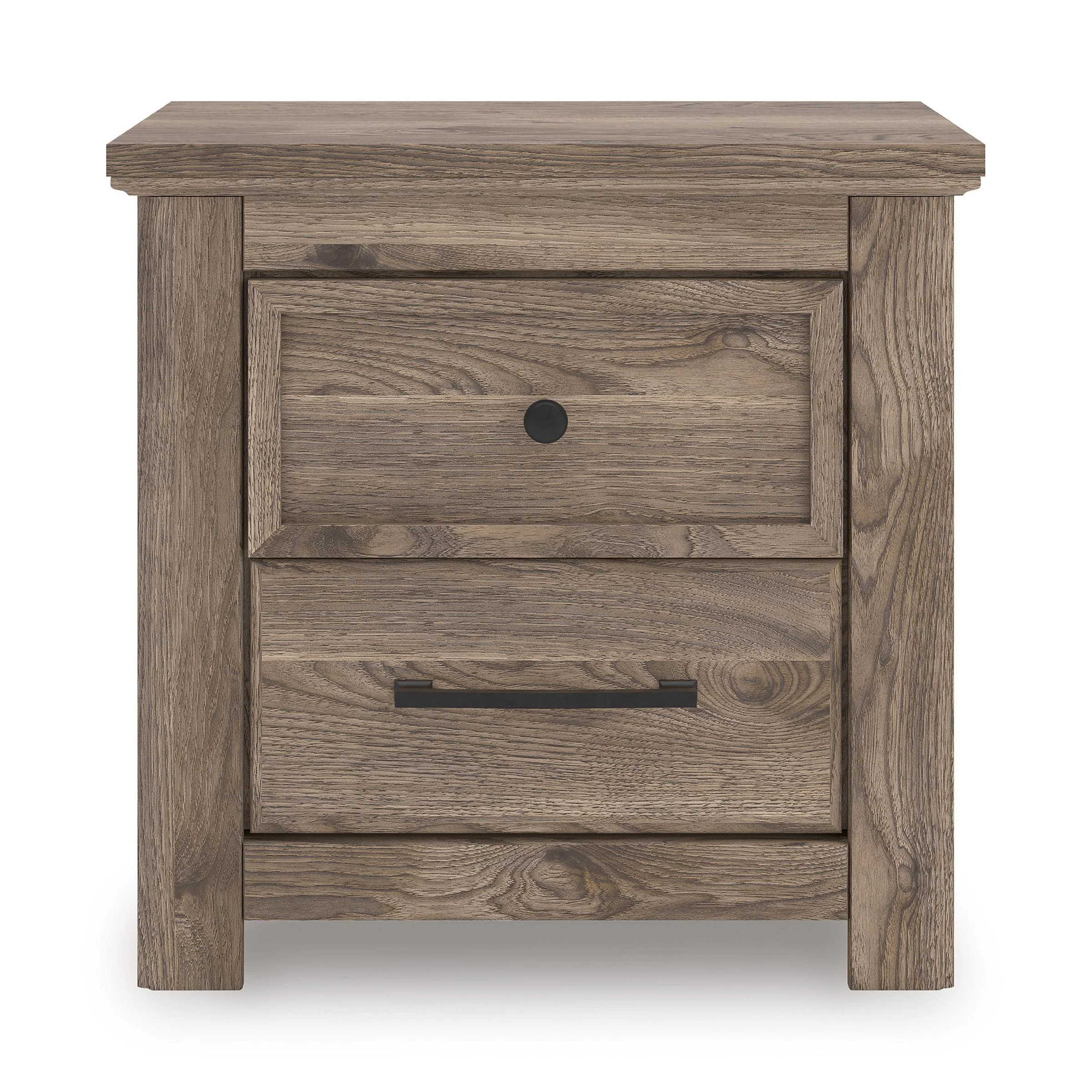 Signature Design by Ashley Rusticott PCB2260-92 Two Drawer Night Stand - Image 3