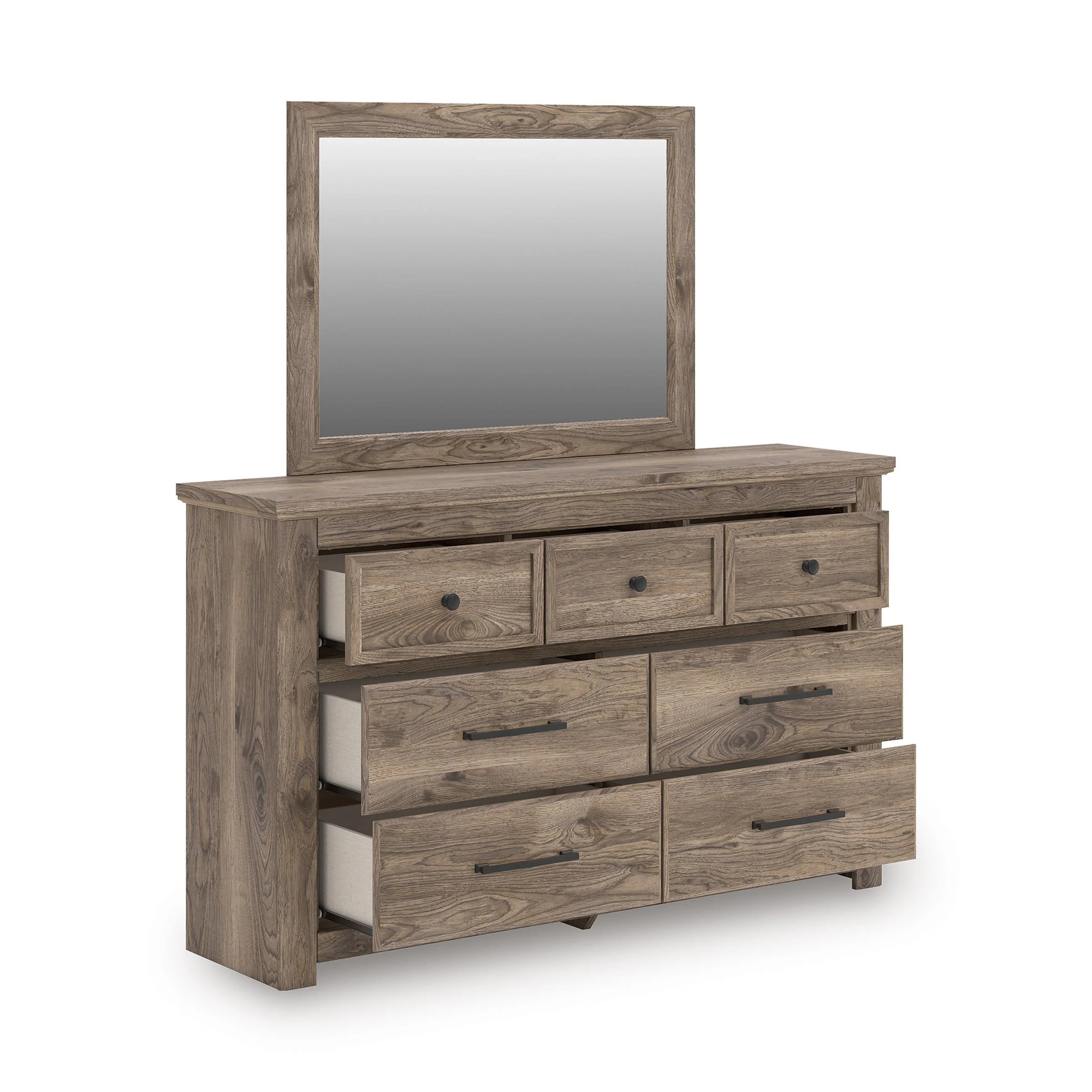 Signature Design by Ashley Rusticott PCB2260B1 Dresser and Mirror - Image 2