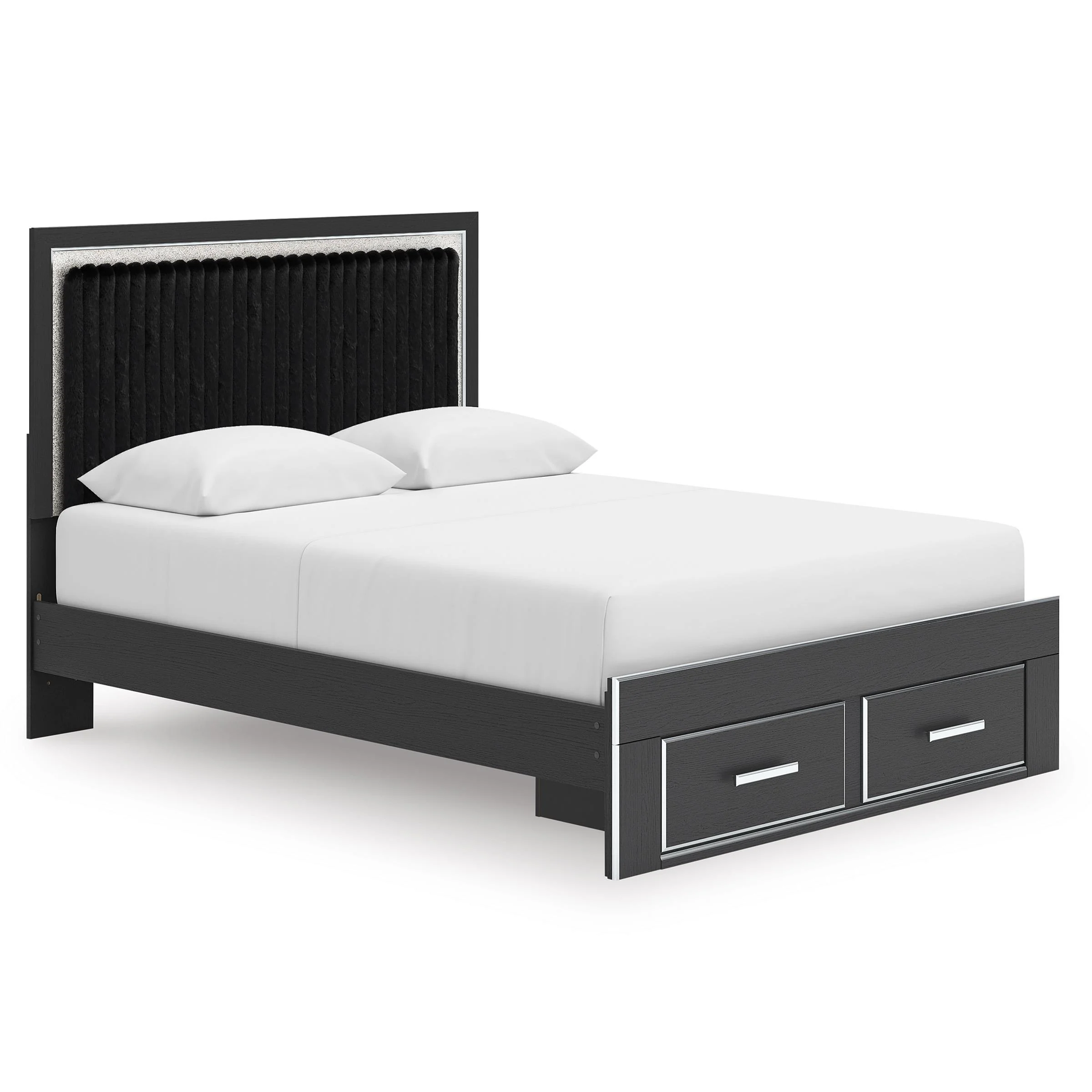 Signature Design by Ashley Zuraleus PCB3380B4 Queen Upholstered Panel Storage Bed - Image 1