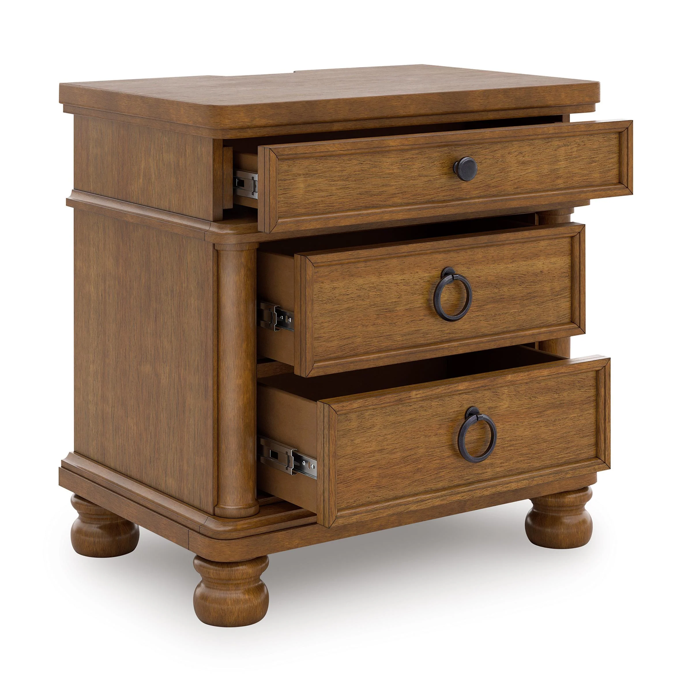 Signature Design by Ashley Rowlenstown PCB824-93 Three Drawer Night Stand - Image 2
