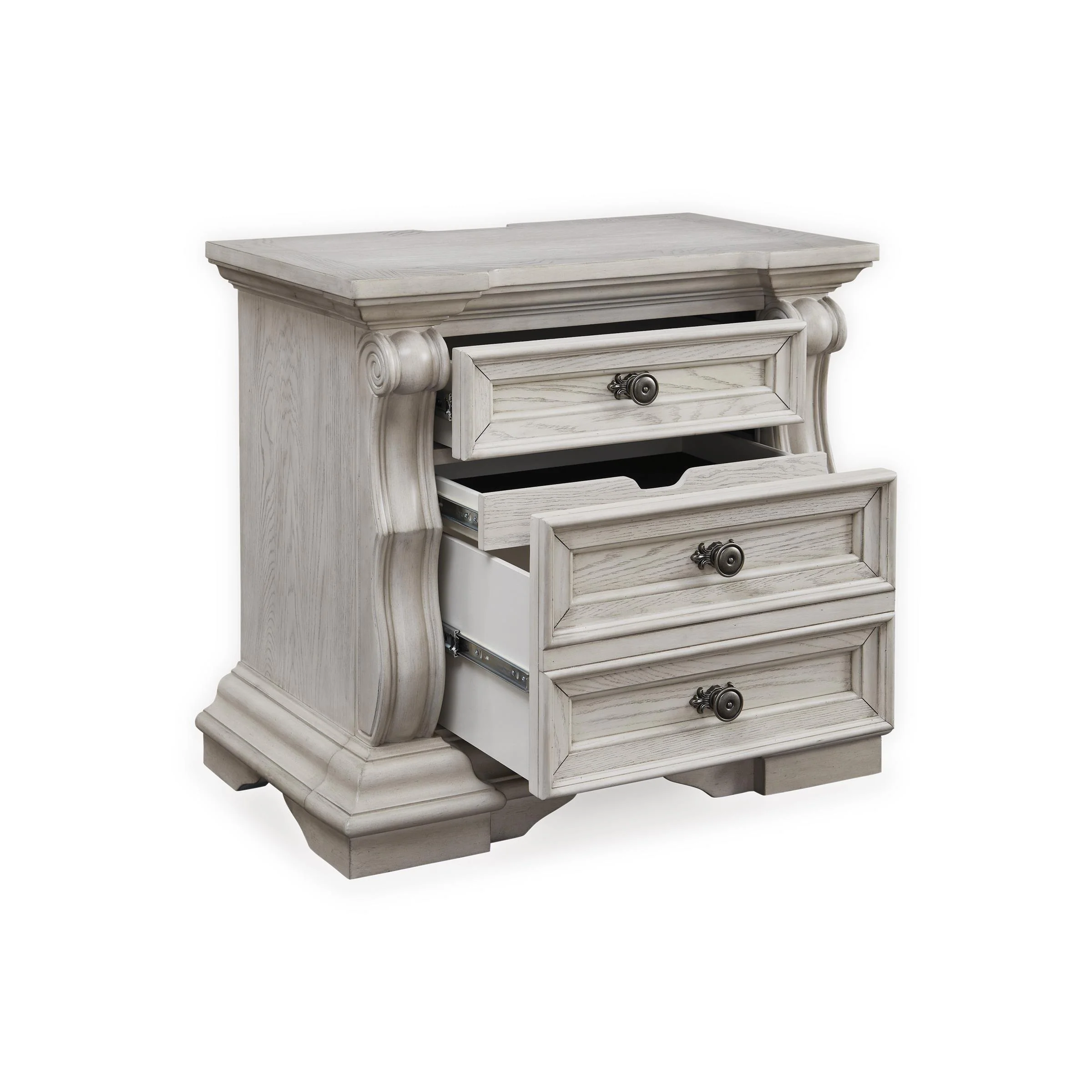 Signature Design by Ashley Bruchandi PCB948-93 Three Drawer Night Stand - Image 2