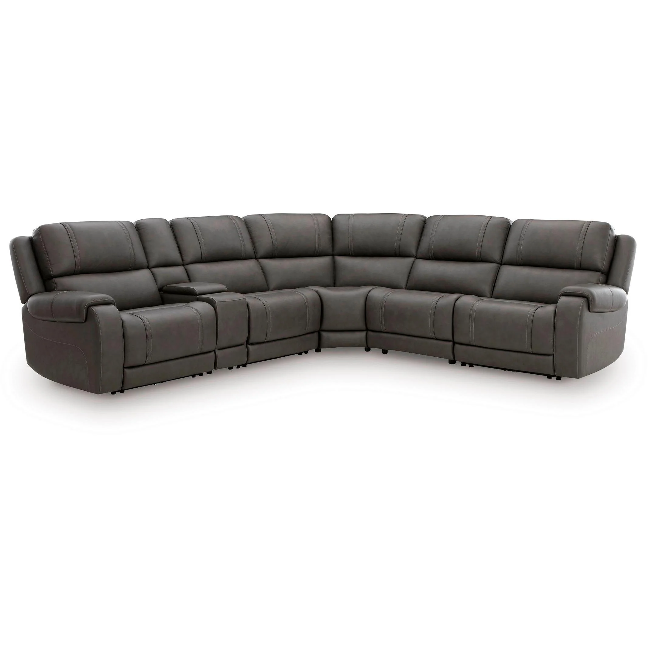 Signature Design by Ashley 5Z - Pittson PCU12600S5 6 pc Power Reclining Sectional - Image 1