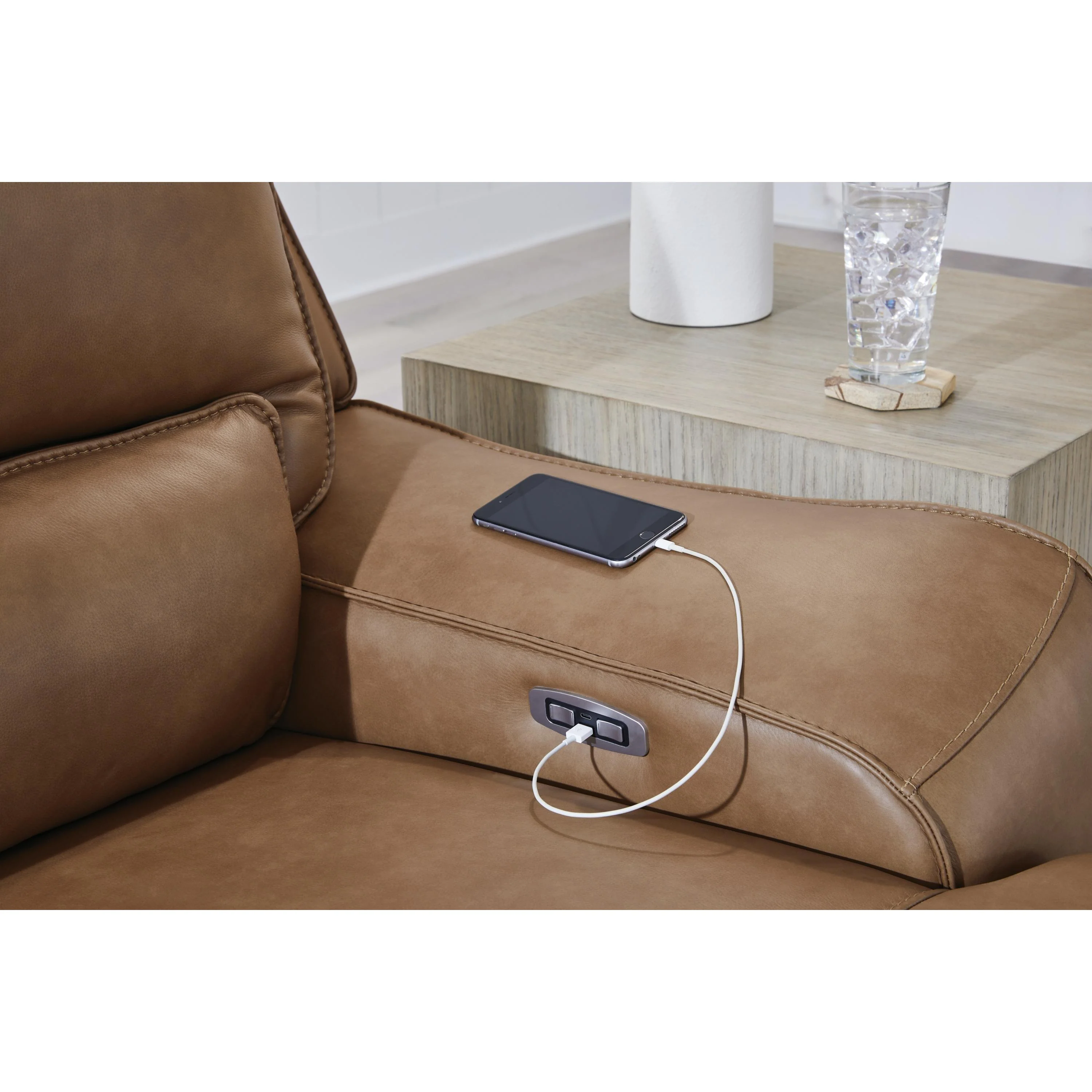 Signature Design by Ashley DeepWakes PCU62606S17 3 pc Power Reclining Sectional with Chaise - Image 3