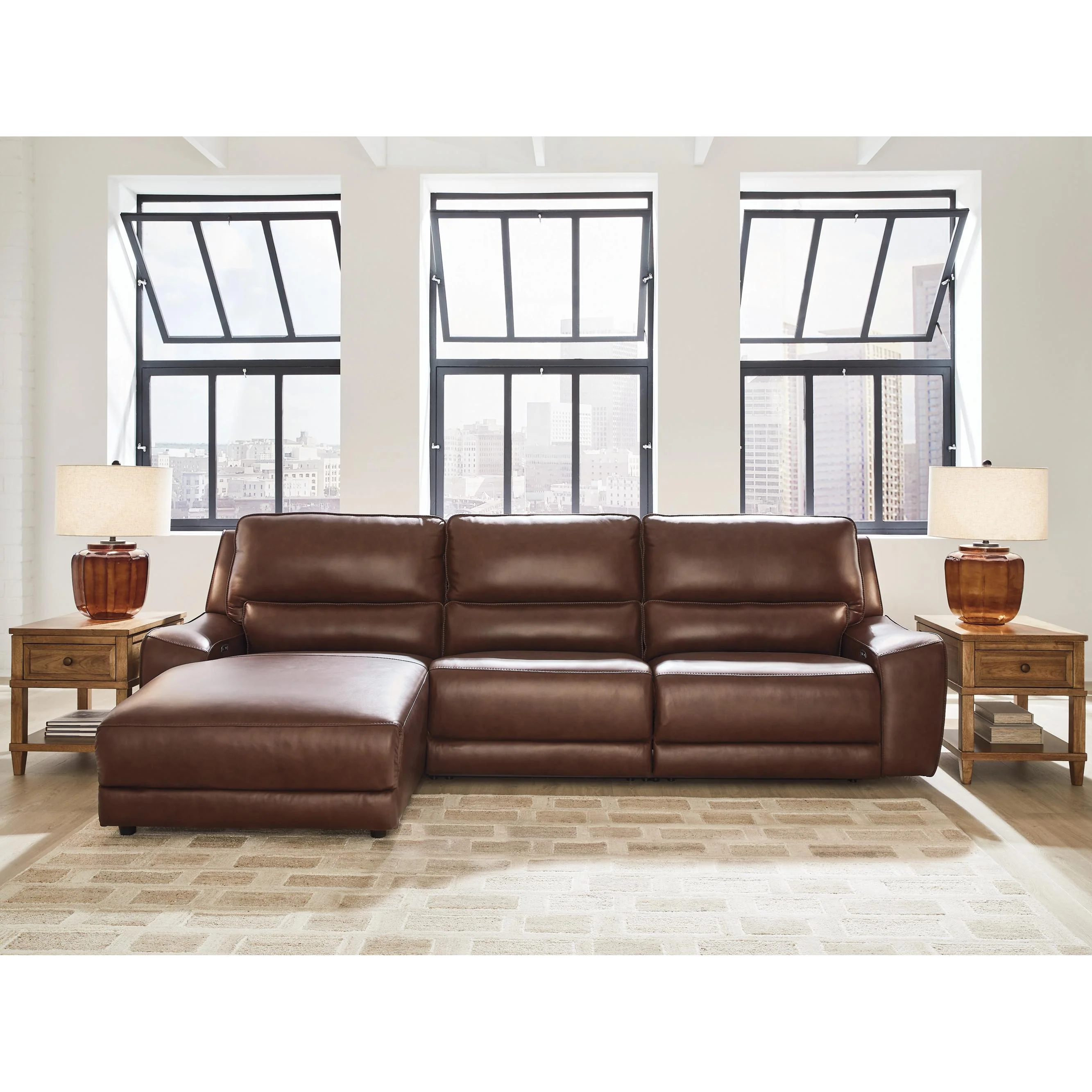 Signature Design by Ashley DeepWakes PCU62607S23 3 pc Reclining Sofa Chaise - Image 2