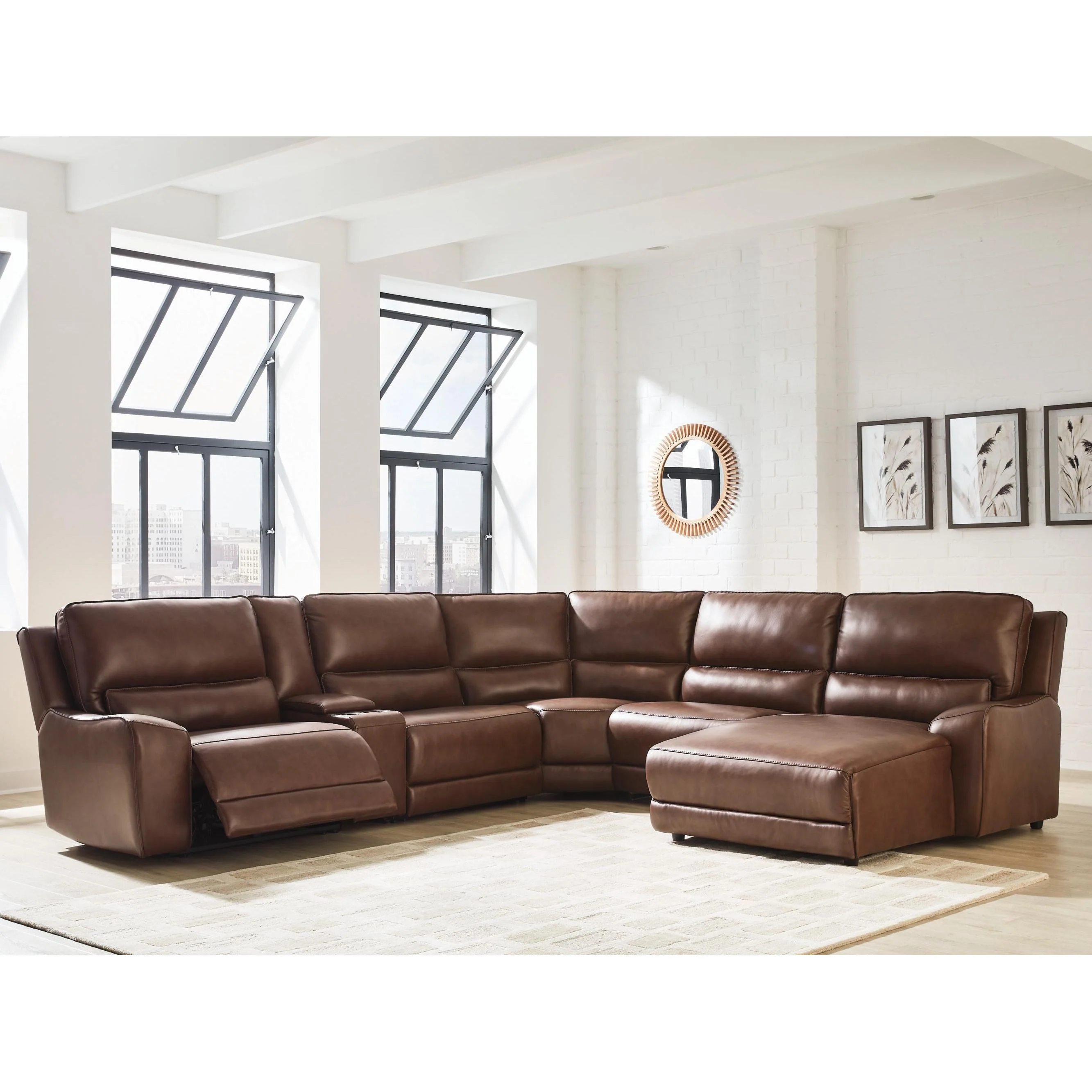 Signature Design by Ashley DeepWakes PCU62607S6 6 pc Power Reclining Sectional with Chaise - Image 2