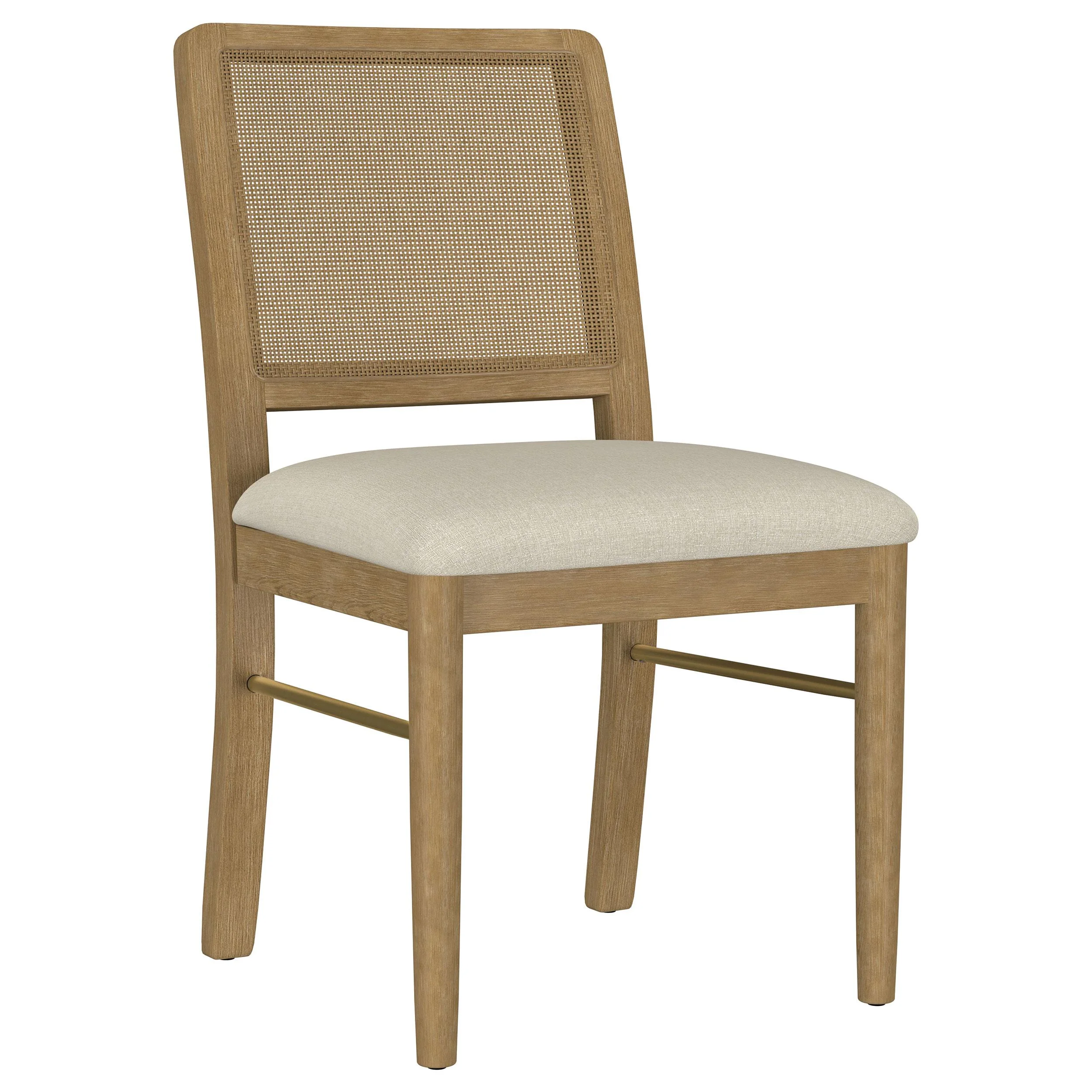 Coaster Furniture Arini 108932SWD Set of 2 Rattan Cane Dining Side Chair - Sand Wash - Image 2