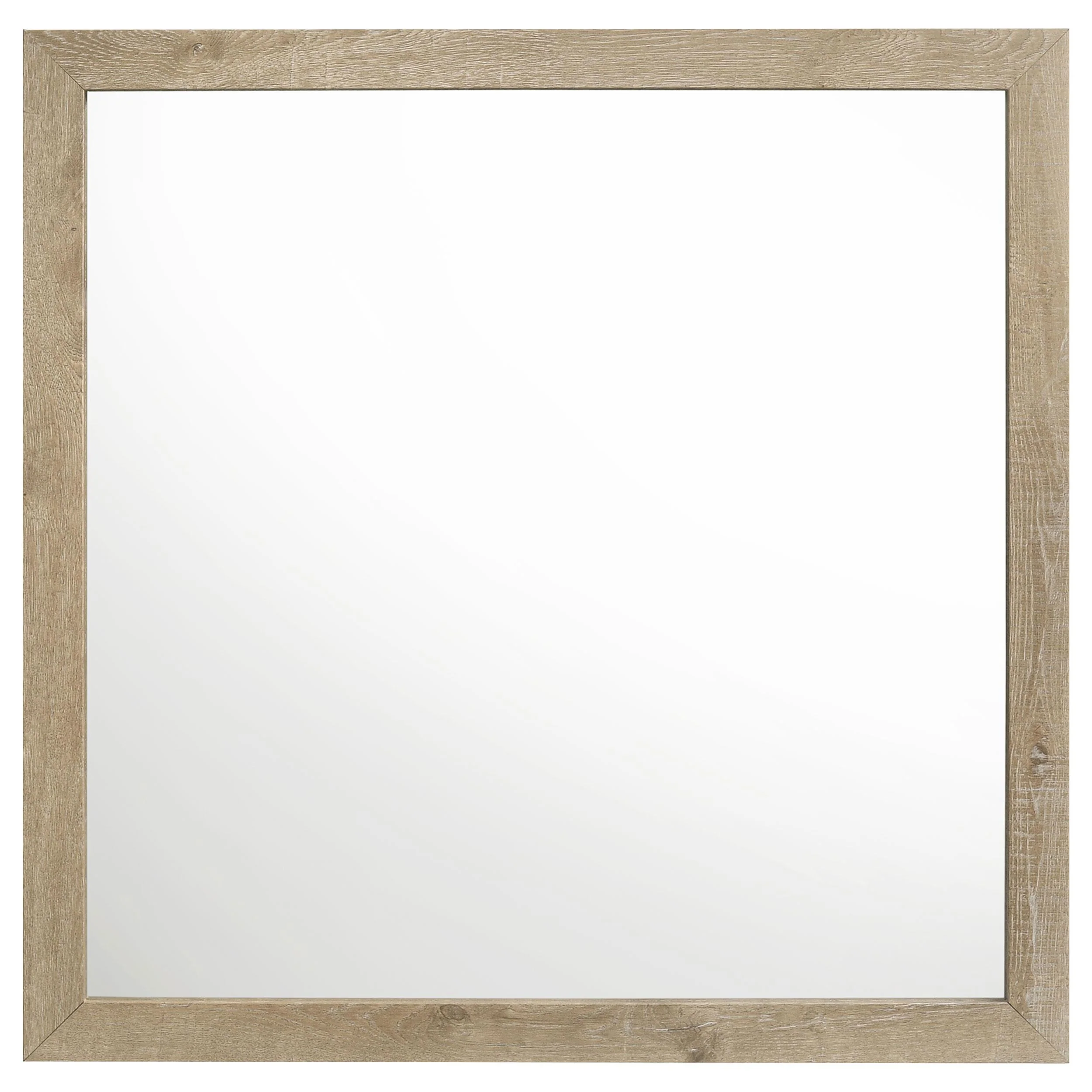 Coaster Furniture Oakglen 225104 Dresser Mirror - Weathered Oak - Image 3