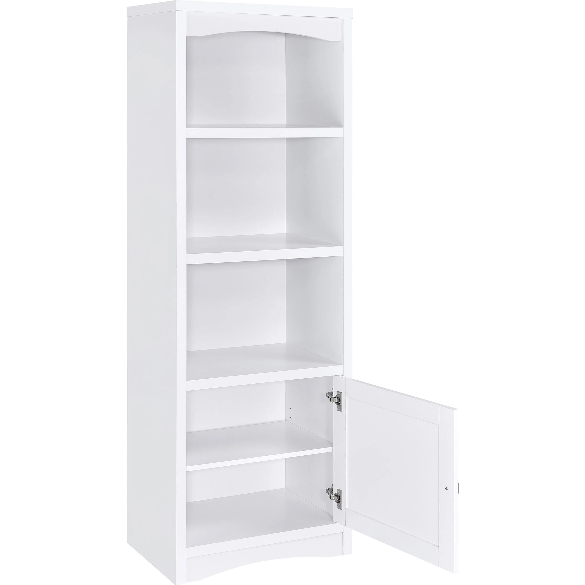 Coaster Furniture Laughlin 724114 3-shelf Engineered Wood Media Tower - White - Image 3