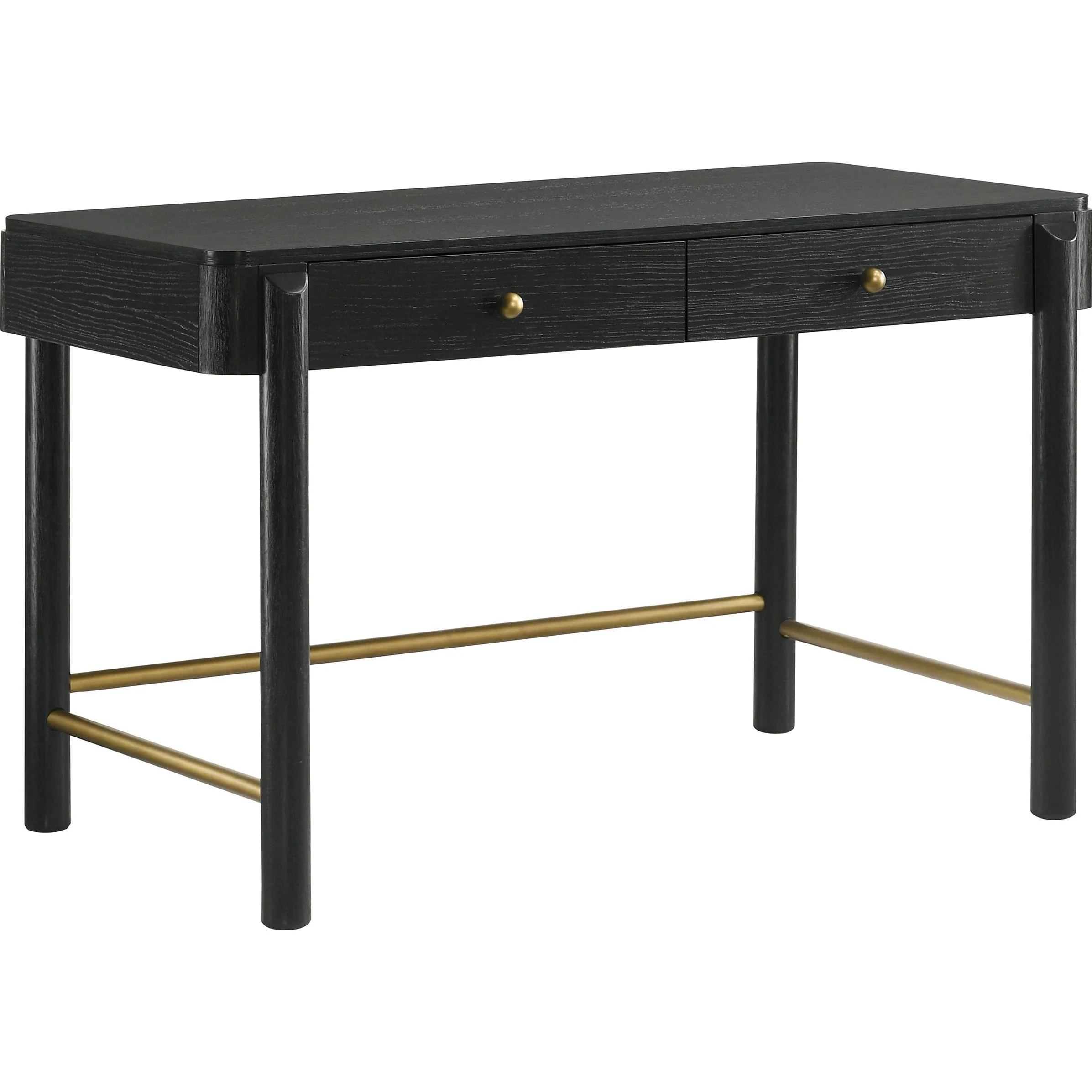 Coaster Furniture Arini 224337-SET 2-piece Makeup Vanity Table and Mirror Set - Black - Image 3