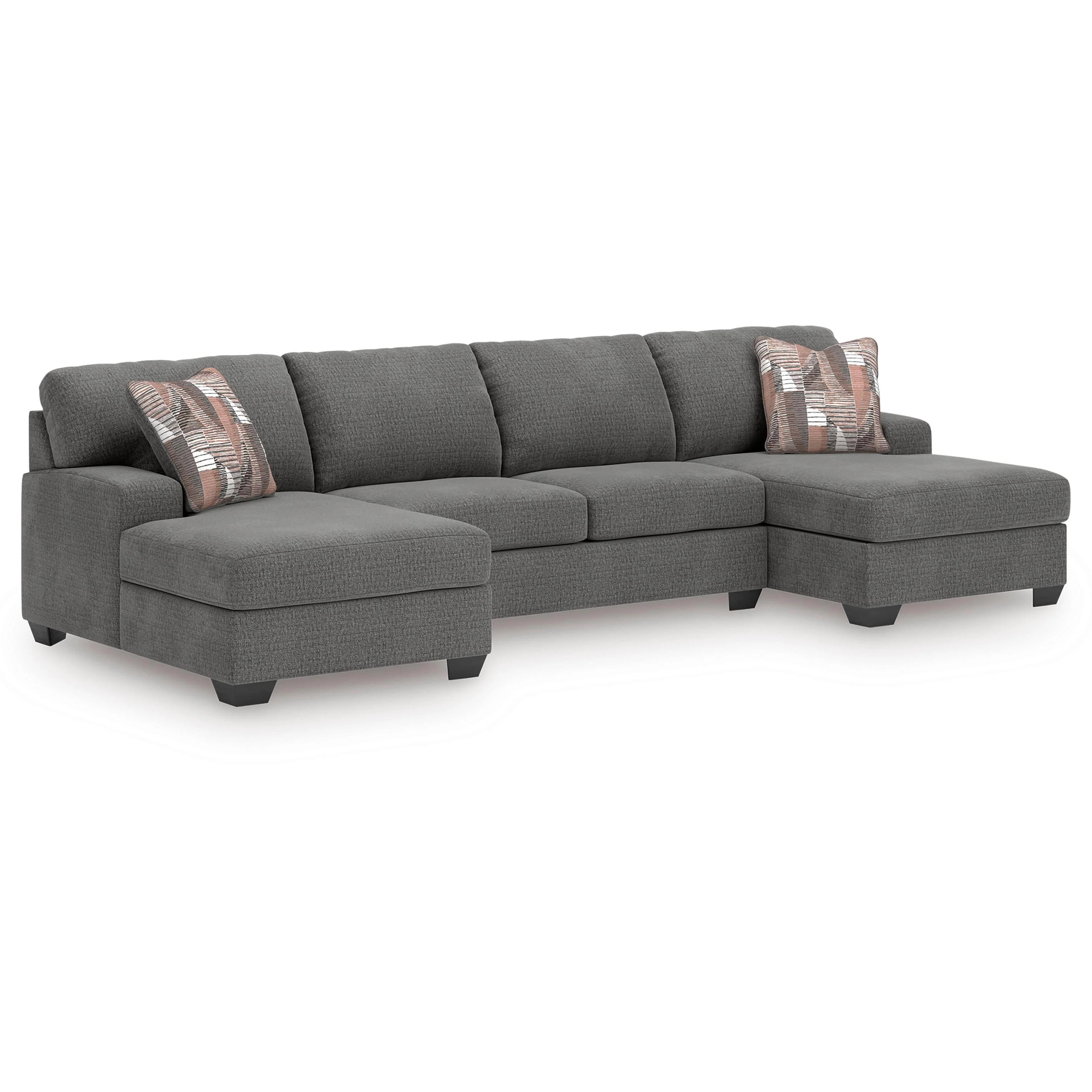 Signature Design by Ashley Seyler Lane 48405S3 3 pc Sectional with Double Chaise - Image 1