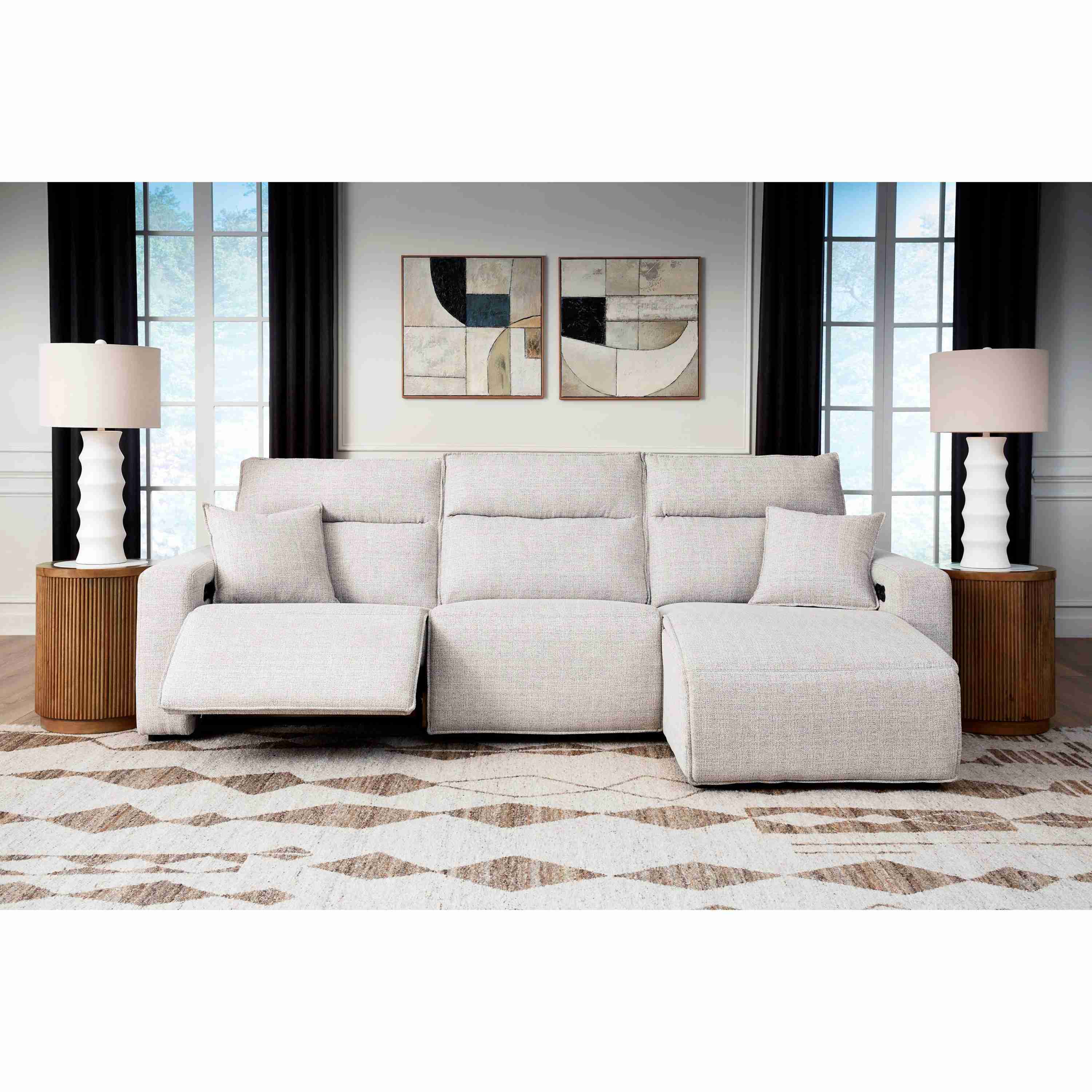 Signature Design by Ashley ModMax II 65907S22 3 pc Reclining Sofa Chaise - Image 2