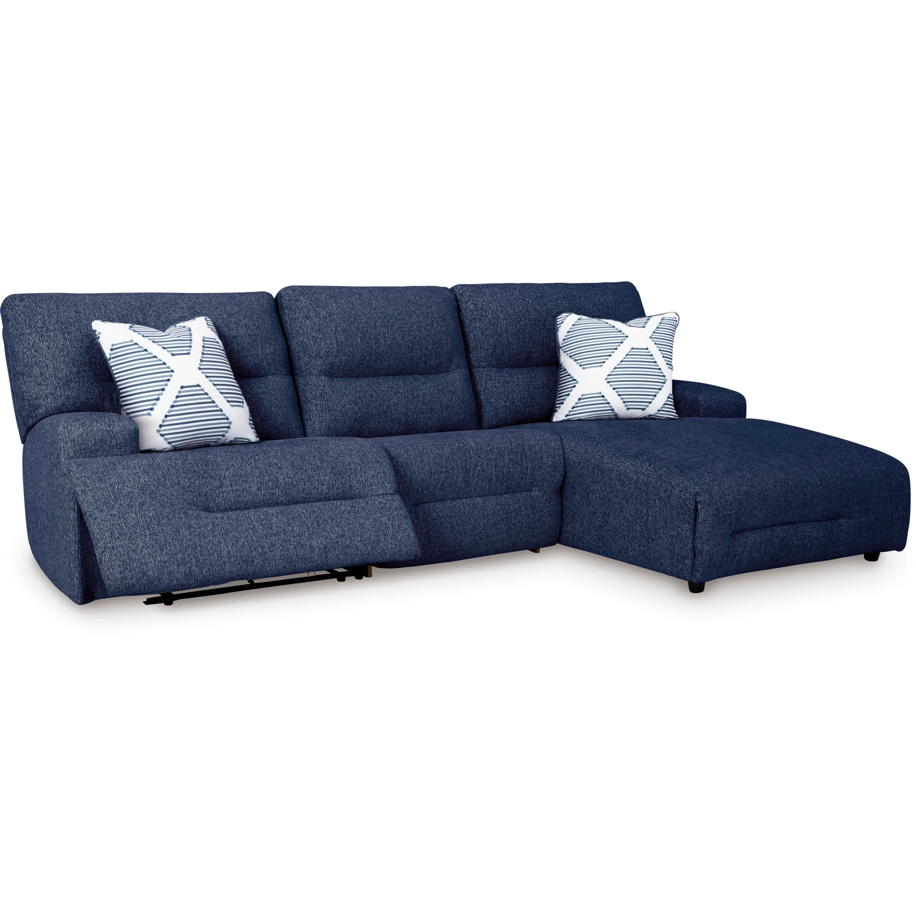 Signature Design by Ashley Acklen Place 93607S17 3 pc Power Reclining Sectional - Image 2