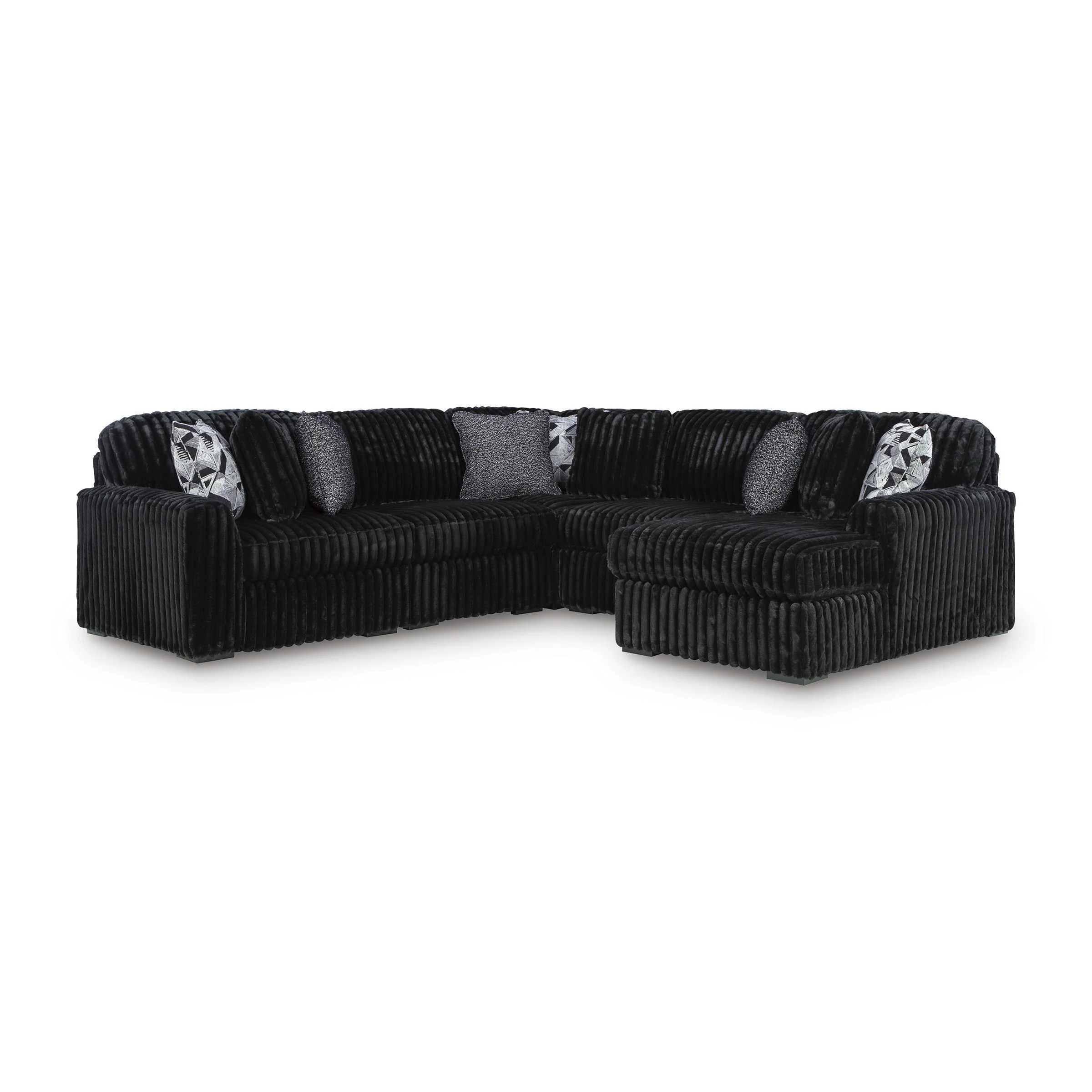 Signature Design by Ashley Midnight-Madness 98103S24 6 pc Sectional with Chaise - Image 1