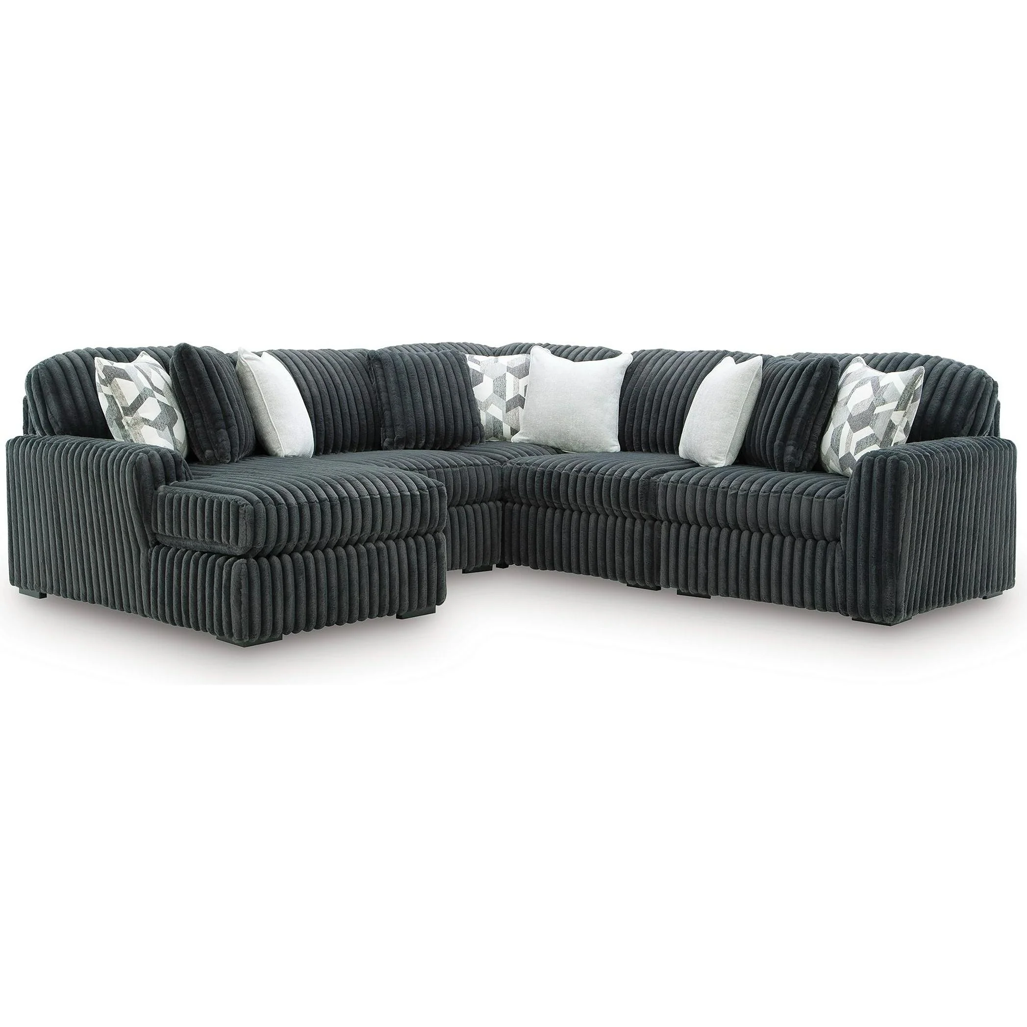 Signature Design by Ashley Midnight-Madness 98105S22 5 pc Sectional with Chaise - Image 1