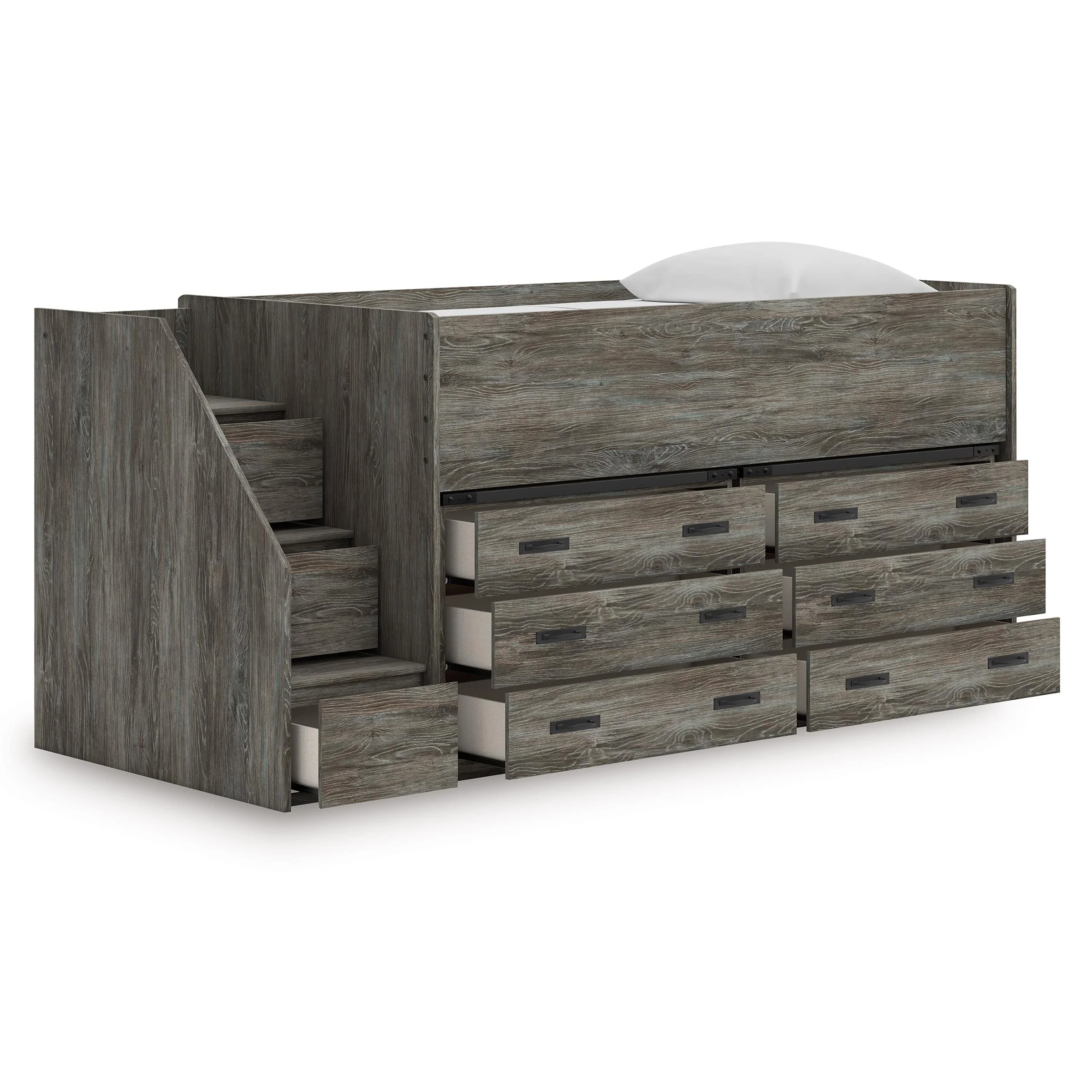 Signature Design by Ashley Frandern B4480B26 Twin Loft Bed with Drawer Storage - Image 2