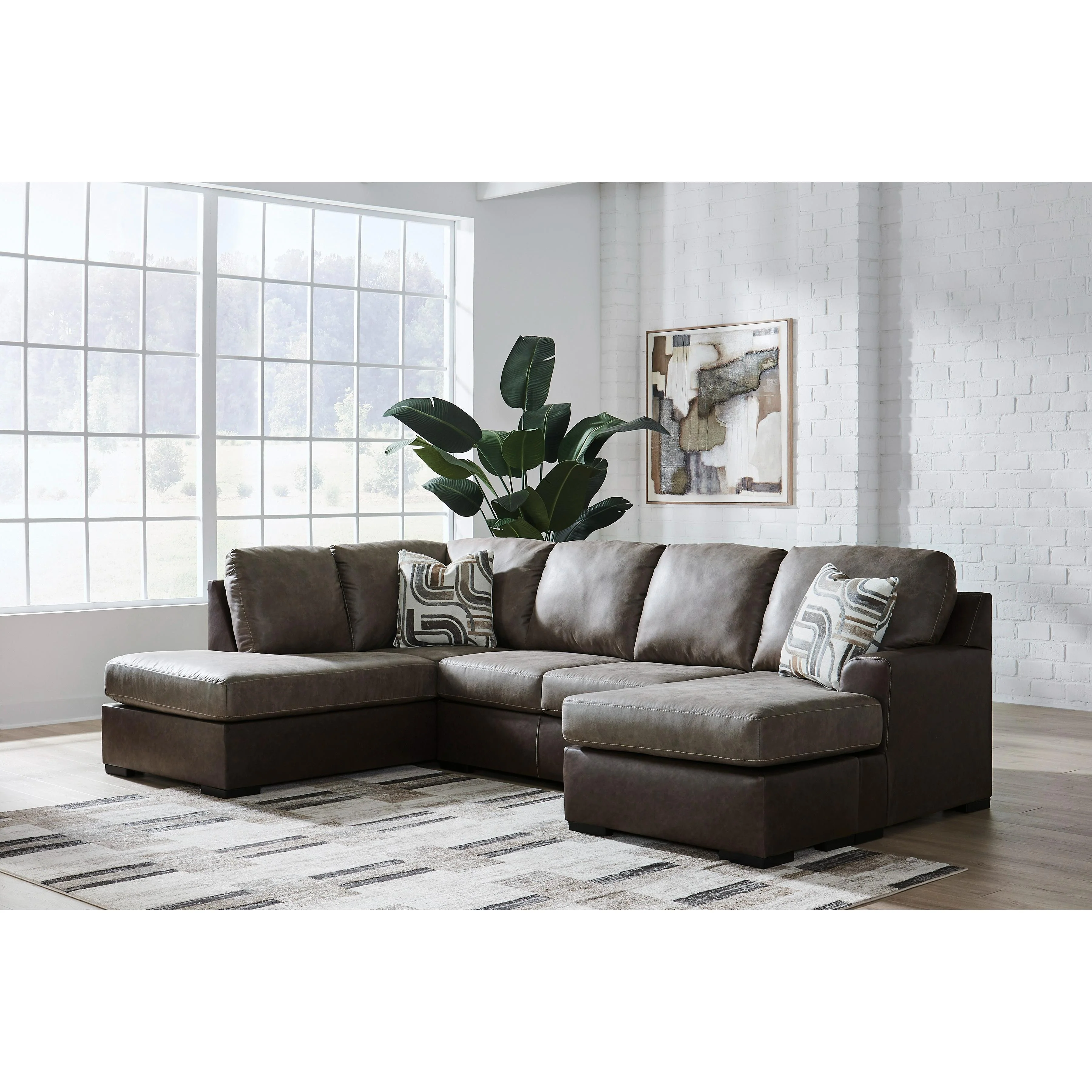 Signature Design by Ashley Castille Way PC62703S1 2 pc Sectional with Chaise - Image 2