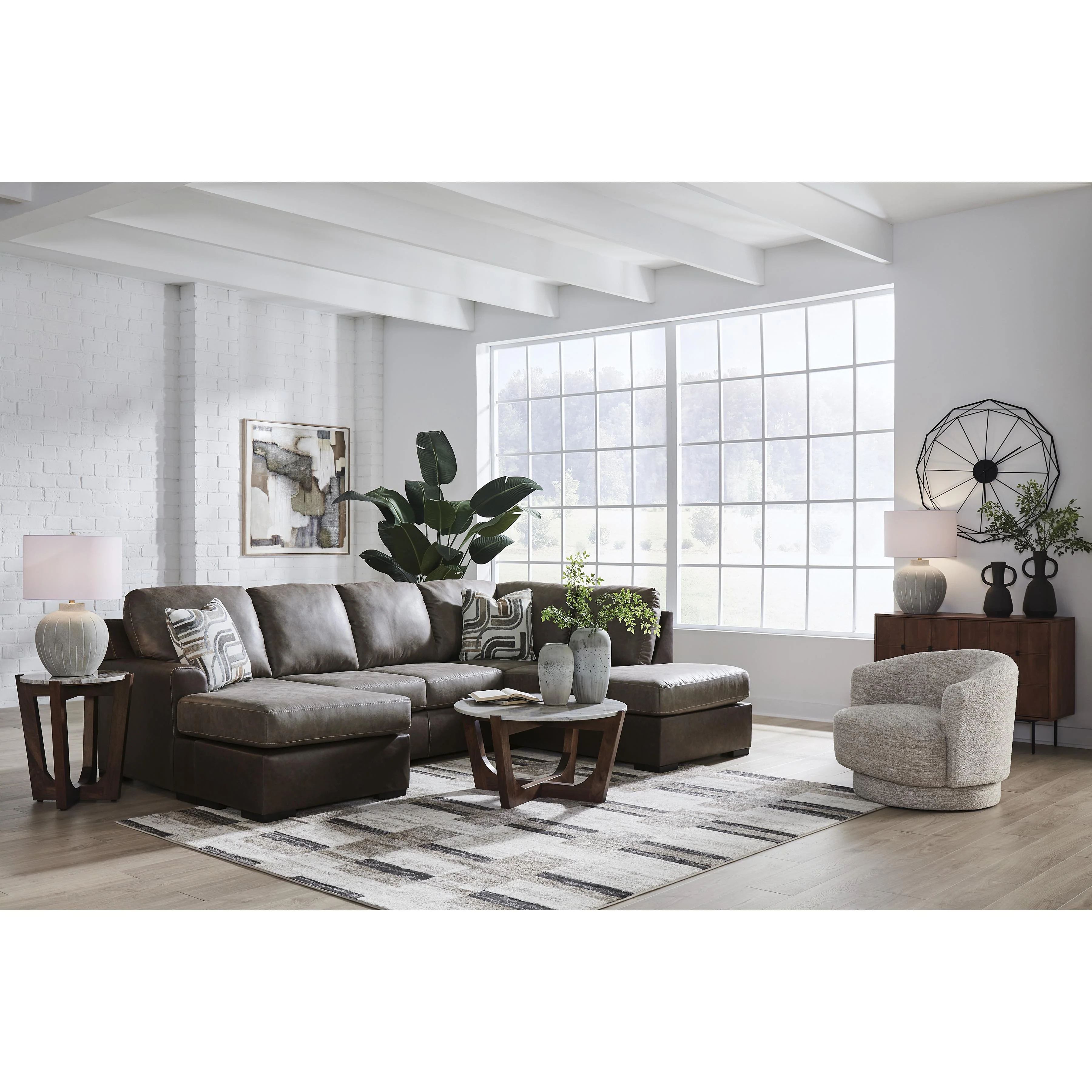 Signature Design by Ashley Castille Way PC62703S2 2 pc Sectional with Chaise - Image 3