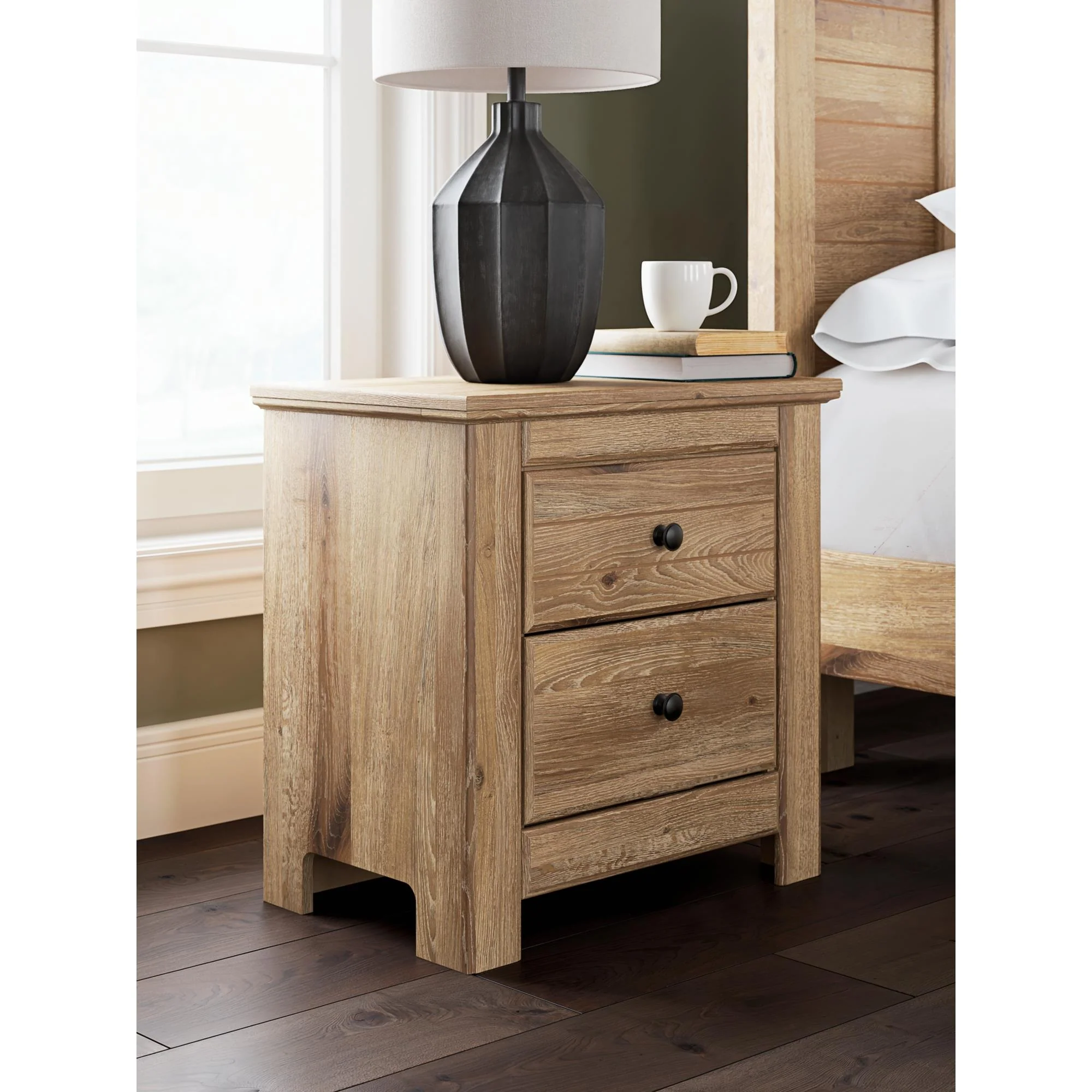 Signature Design by Ashley Makidern PCB1170-92 Two Drawer Night Stand - Image 2