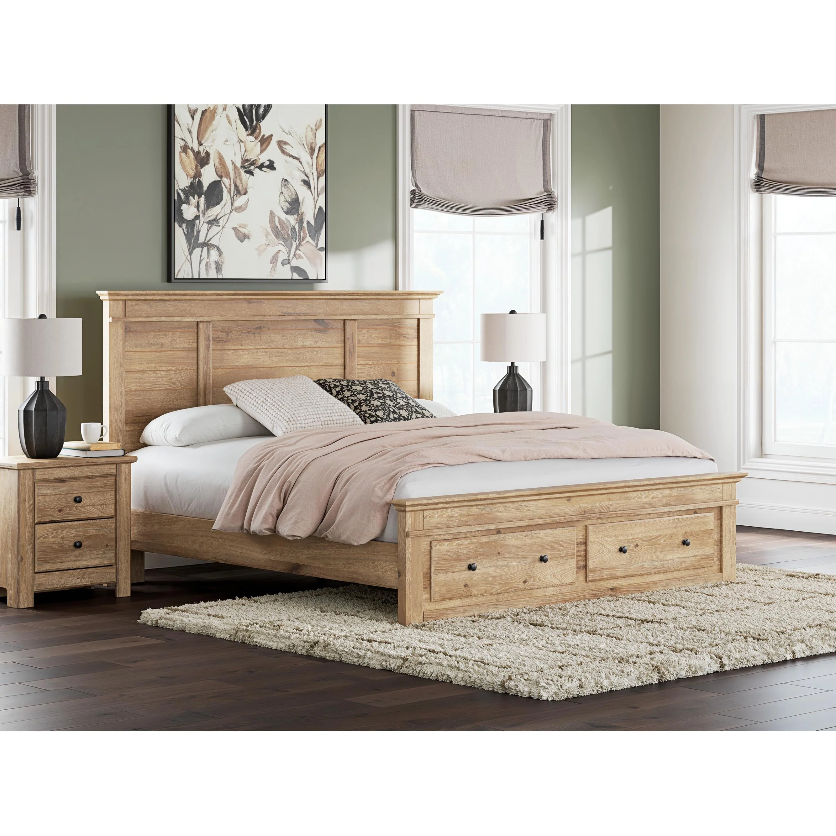 Signature Design by Ashley Makidern PCB1170B13 King Panel Storage Bed - Image 2