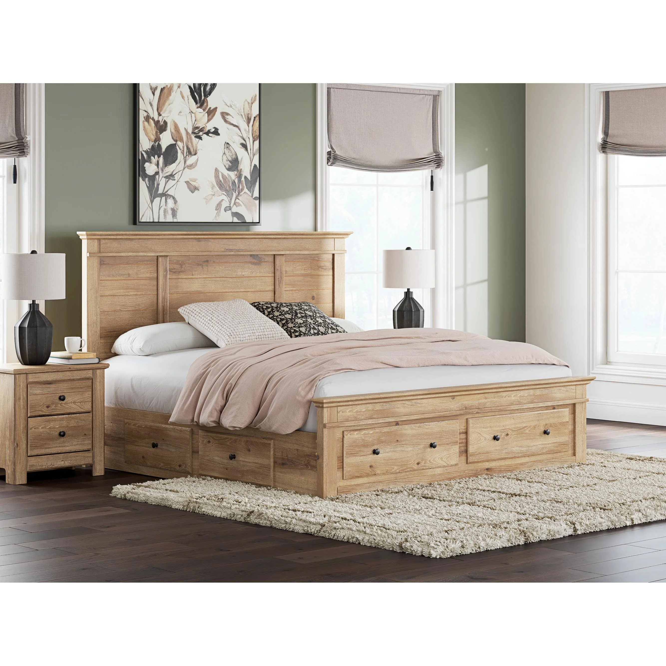 Signature Design by Ashley Makidern PCB1170B15 King Panel Storage Bed - Image 2
