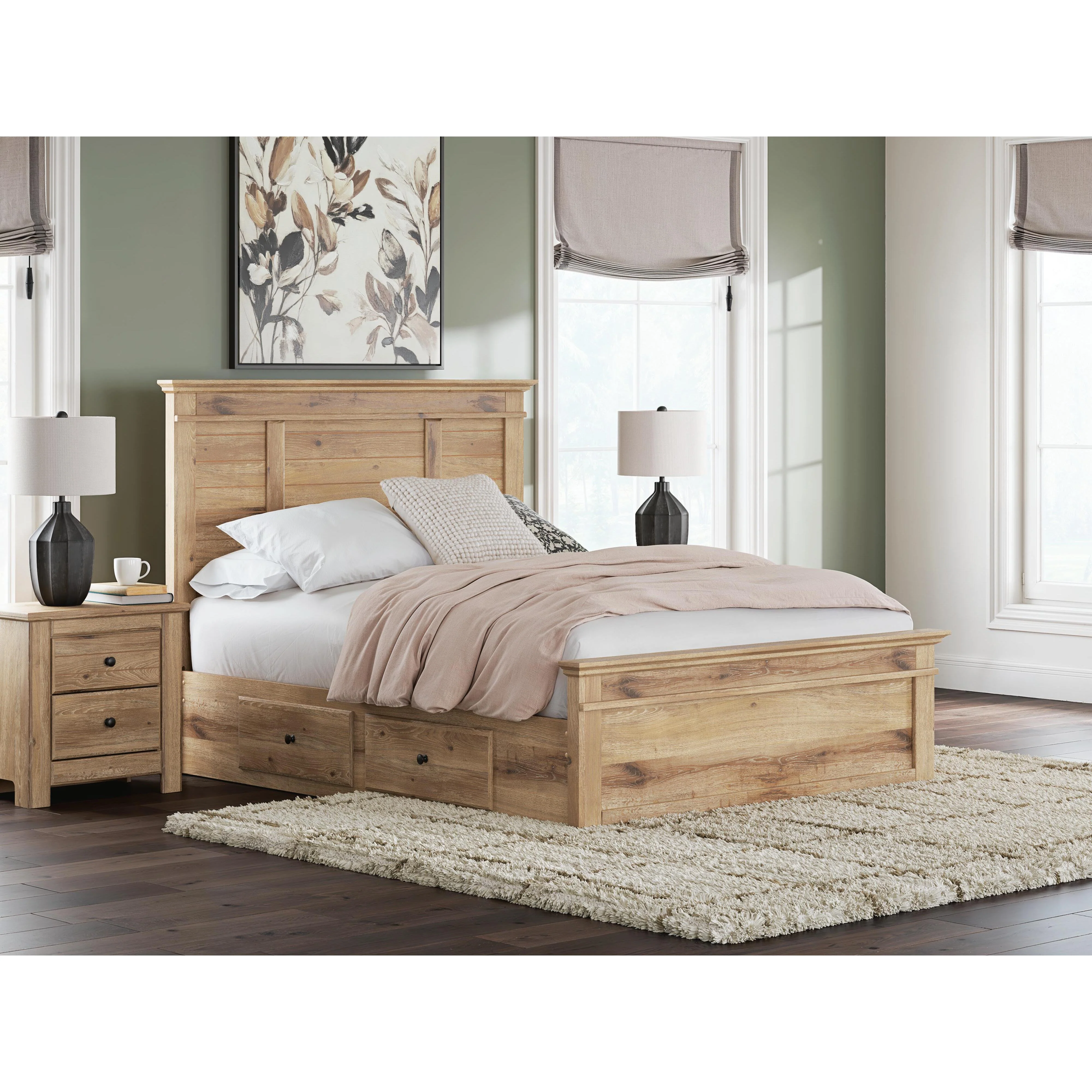 Signature Design by Ashley Makidern PCB1170B8 Queen Panel Storage Bed - Image 2
