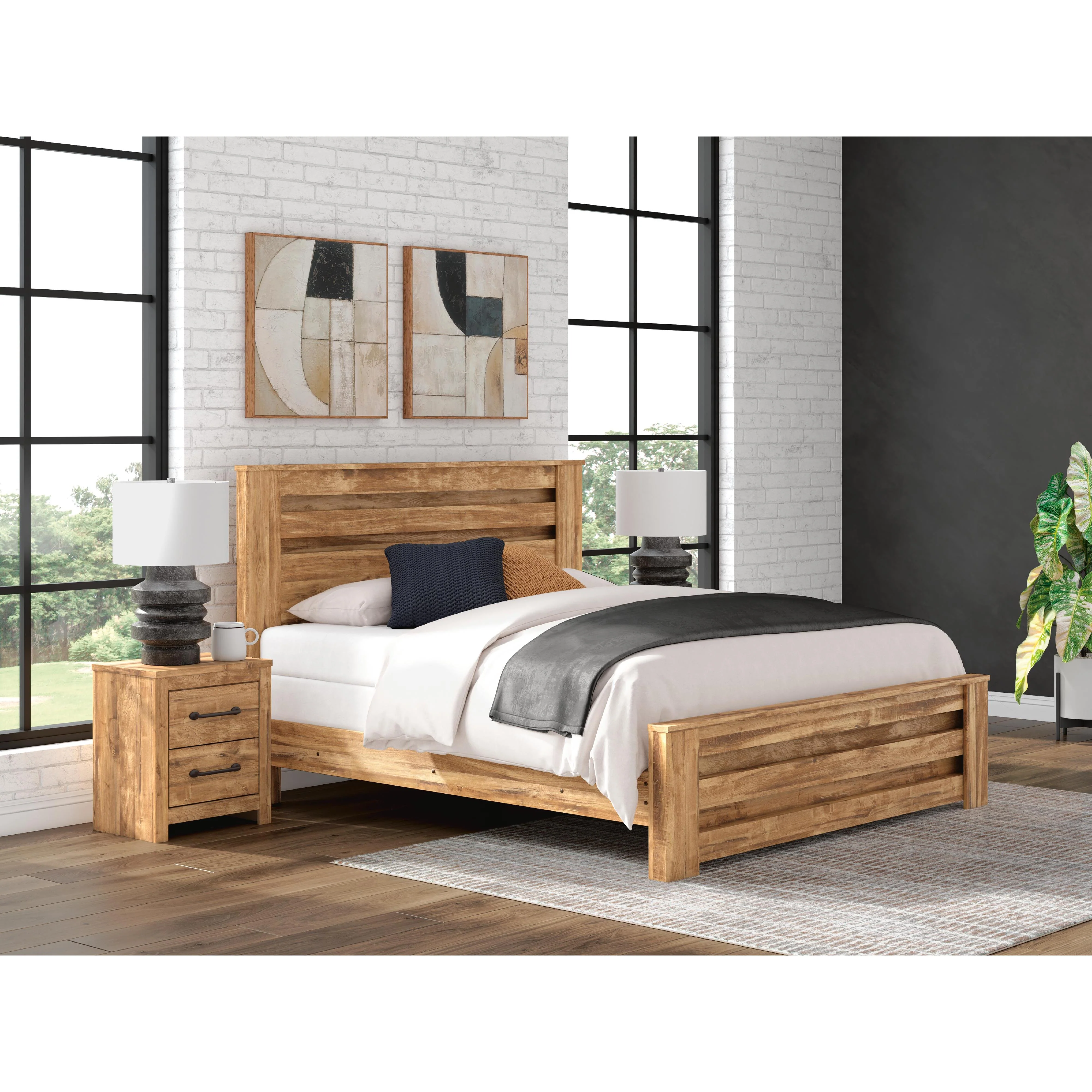 Signature Design by Ashley Maystonna PCB1580B7 King Panel Bed - Image 2
