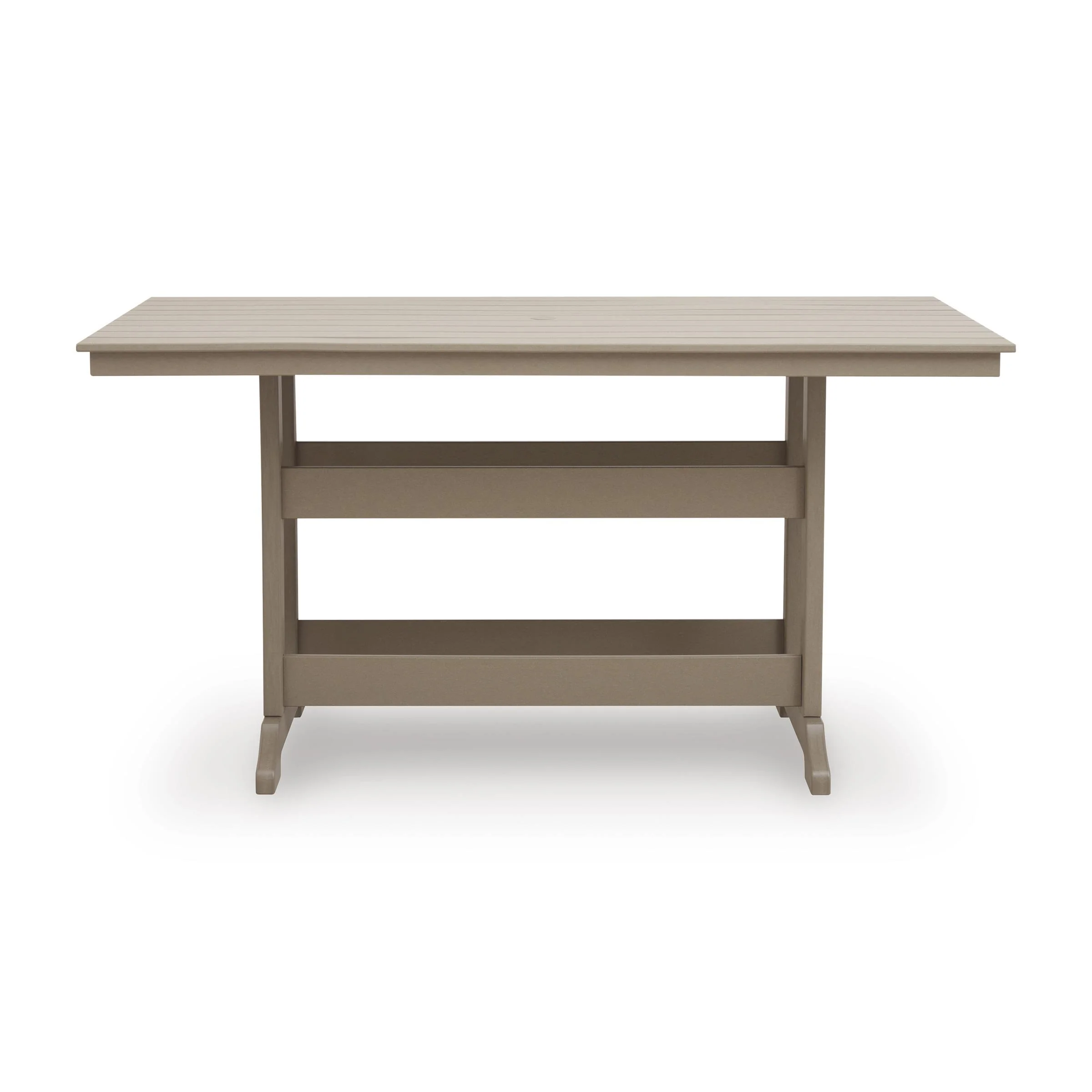 Signature Design by Ashley Seacliff Beach PCP228-642 Rectangular Counter Table with Umbrella Option - Image 2
