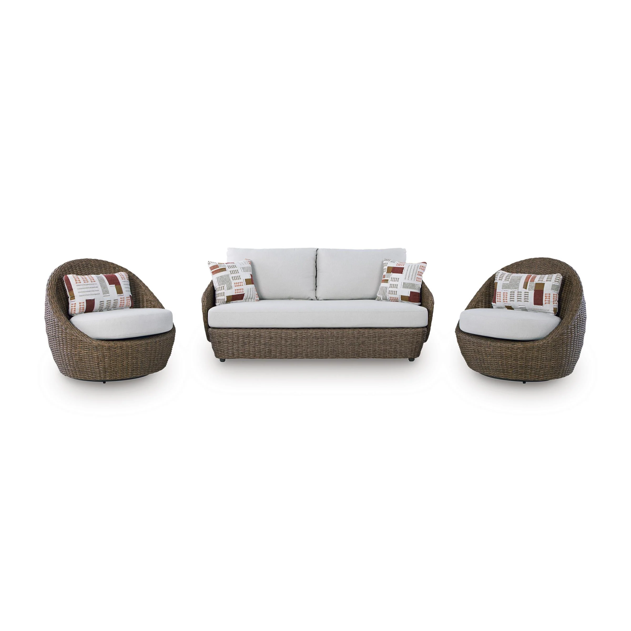 Signature Design by Ashley Double Point PCP503-070 Love/Swivel Chairs Set - Image 2