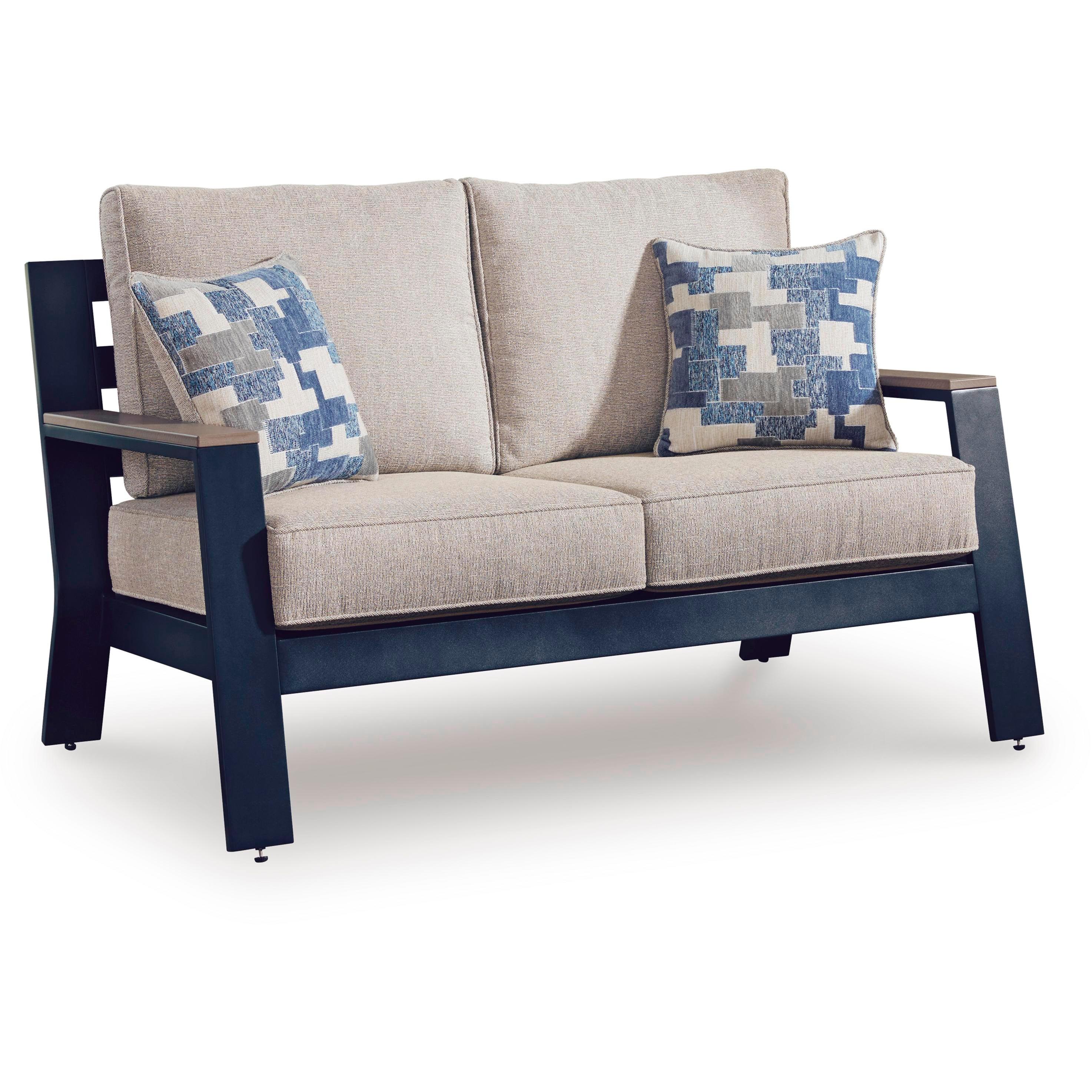 Signature Design by Ashley East Beach PCP587-835 Loveseat with Cushion - Image 1