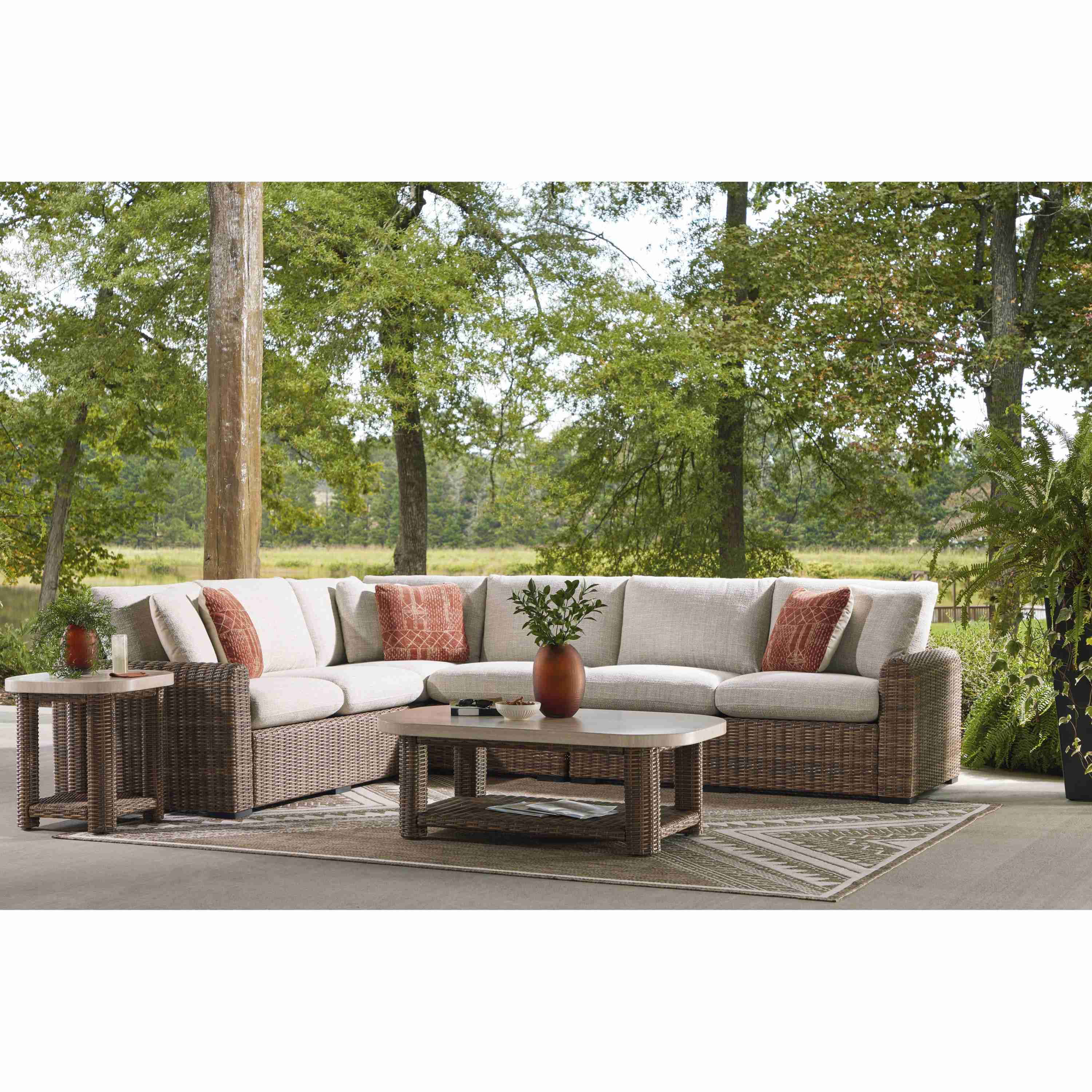 Signature Design by Ashley Dolan Creek PCP610P2 4 pc Outdoor Sectional - Image 3