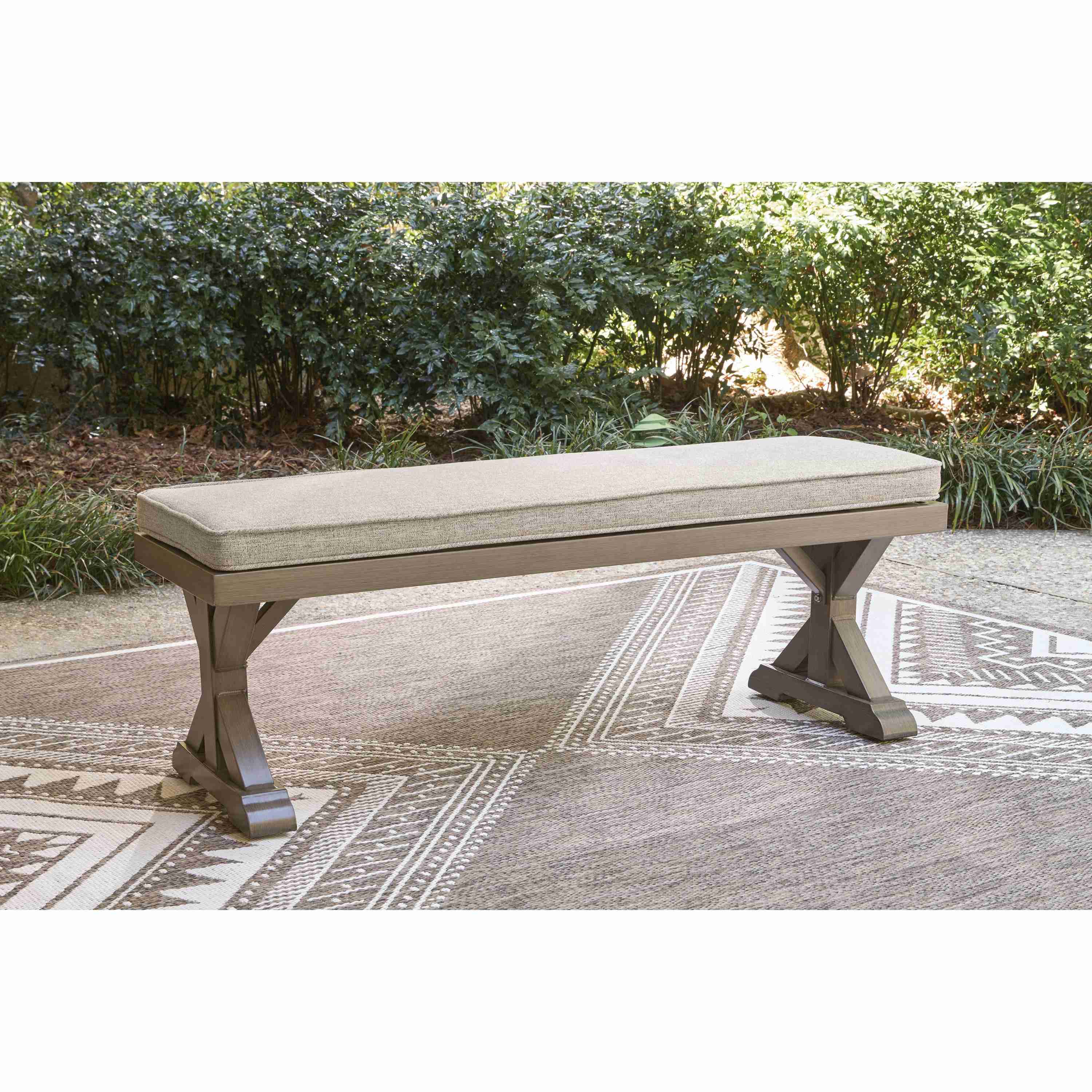 Signature Design by Ashley Laguna Heights PCP790-600 Bench with Cushion - Image 3